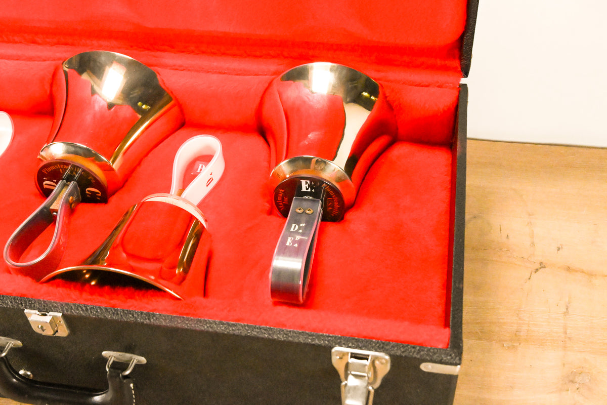 Malmark Three Octave Handbell Set (C4-C7) - 37 Bells w/ 4 Cases