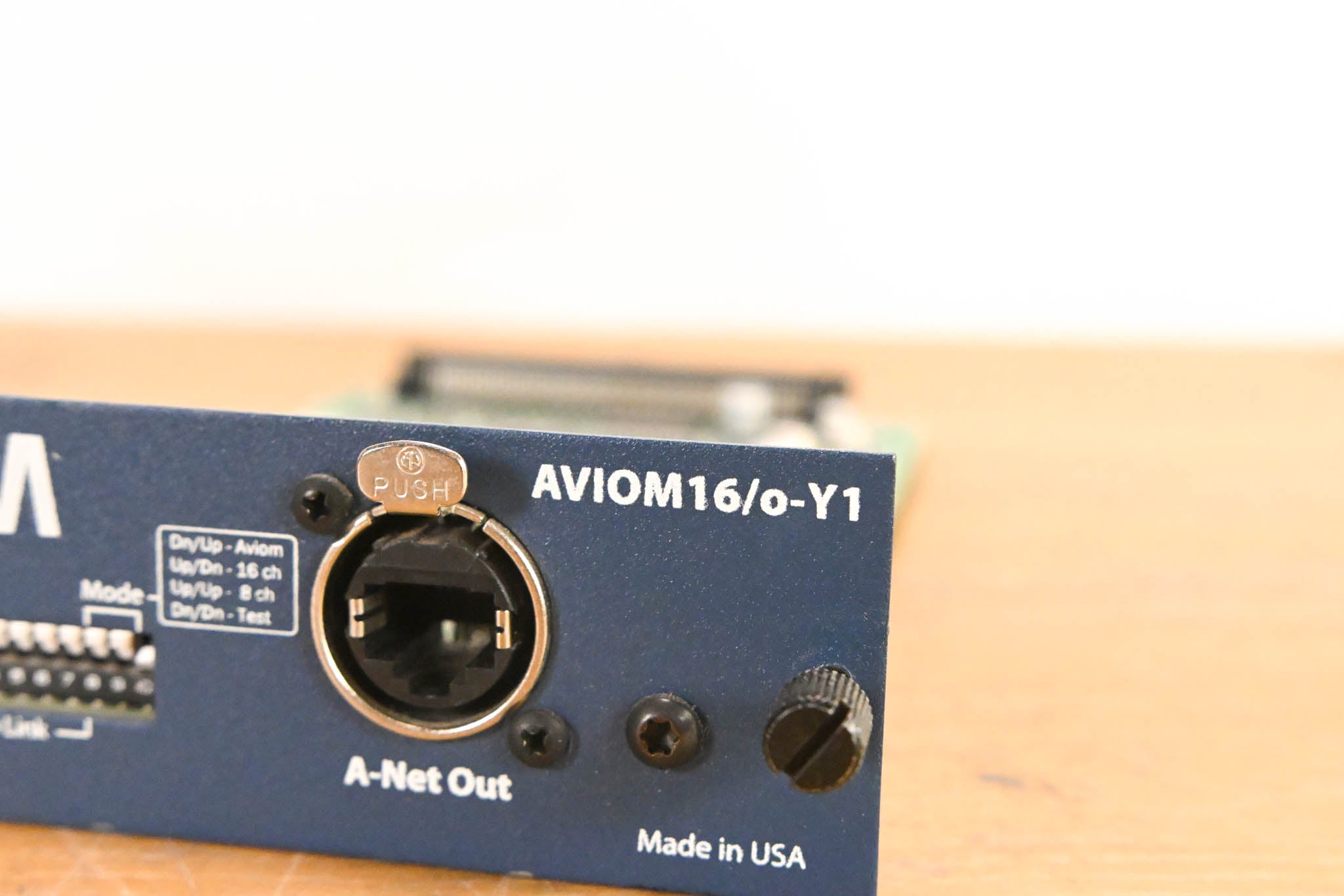 Aviom 16/o-Y1 A-Net Card for Yamaha Digital Products
