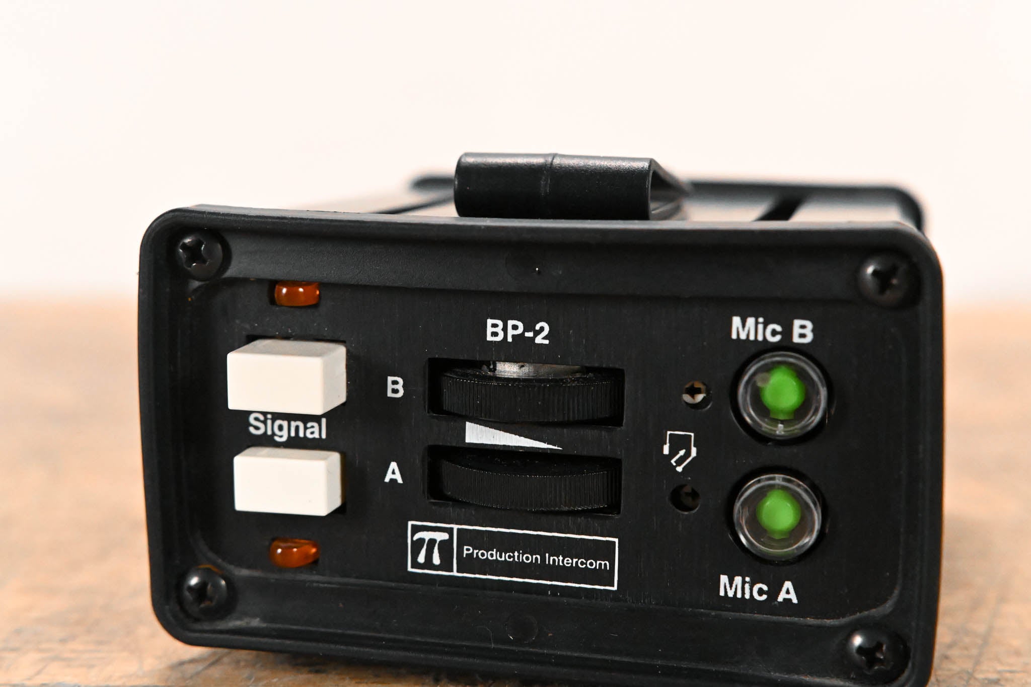 Production Intercom BP-2 2-Channel Headset Station Belt Pack