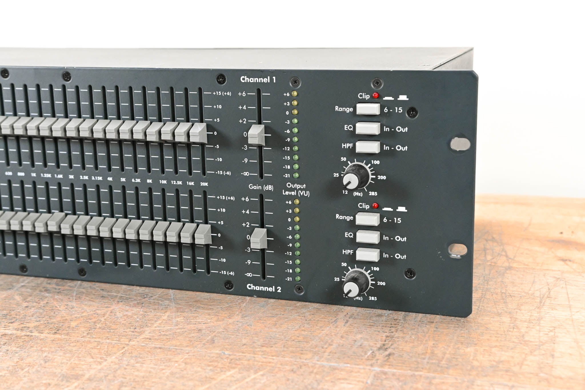 Ashly GQX-3102 2-Channel 31-Band Graphic Equalizer