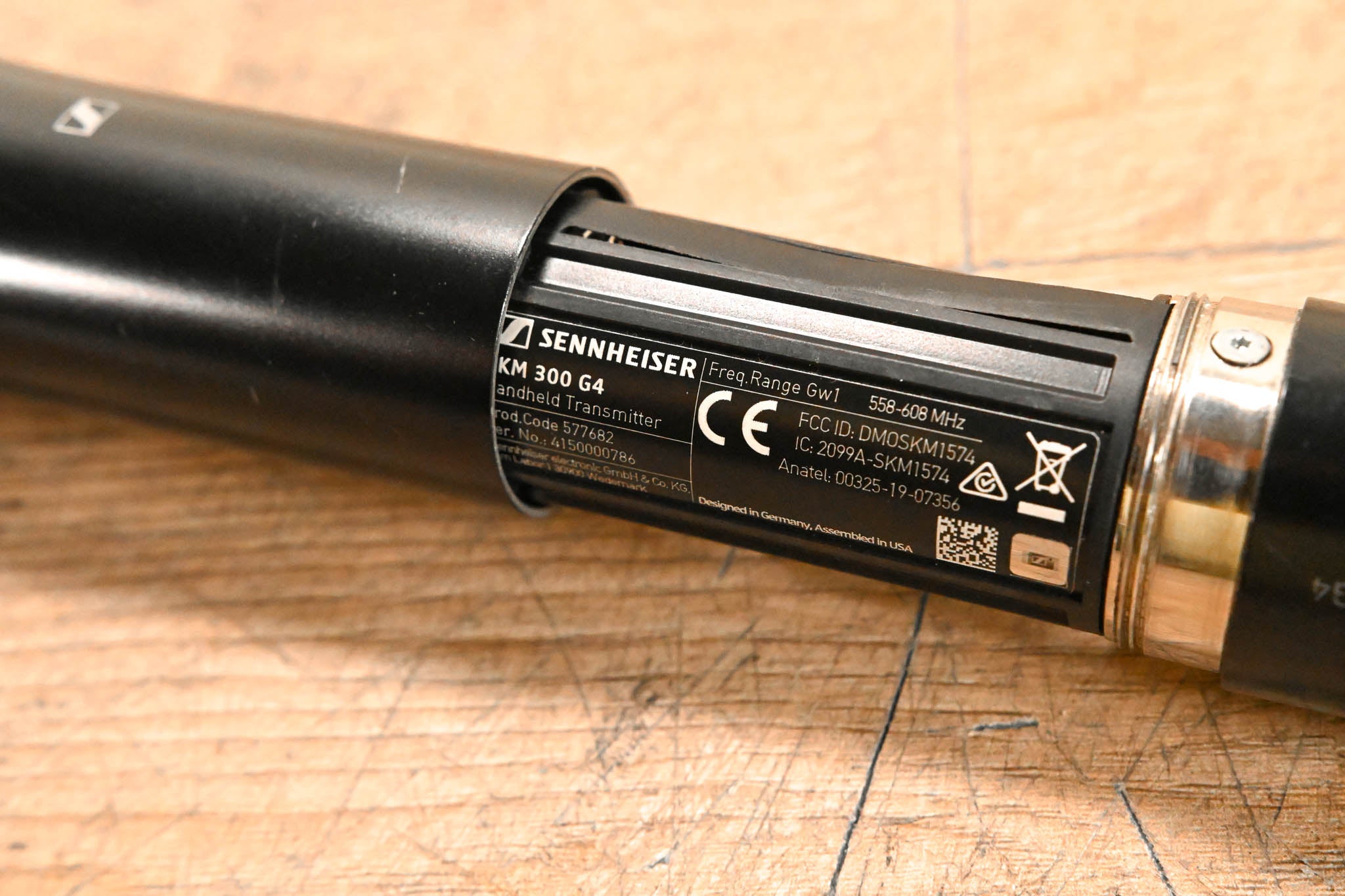 Sennheiser SKM 300 G4 Wireless Handheld Transmitter - Gw1: 558-608 MHz