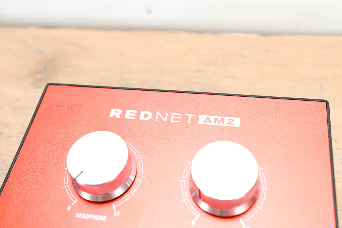 Focusrite RedNet AM2 Dante Stereo Headphone Amplifier (NO POWER SUPPLY)