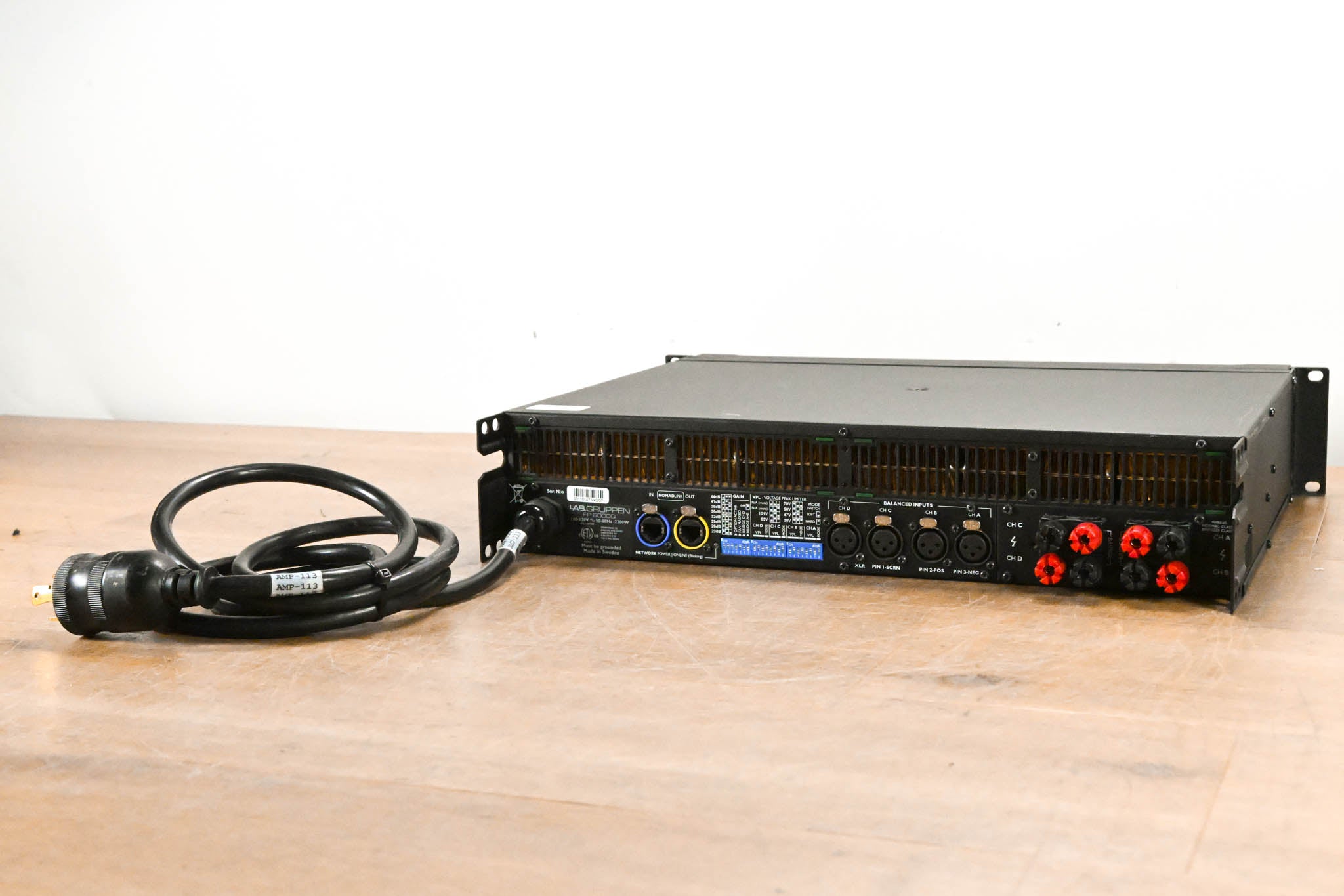 Lab Gruppen FP6000Q 6000W Four-Channel Power Amplifier