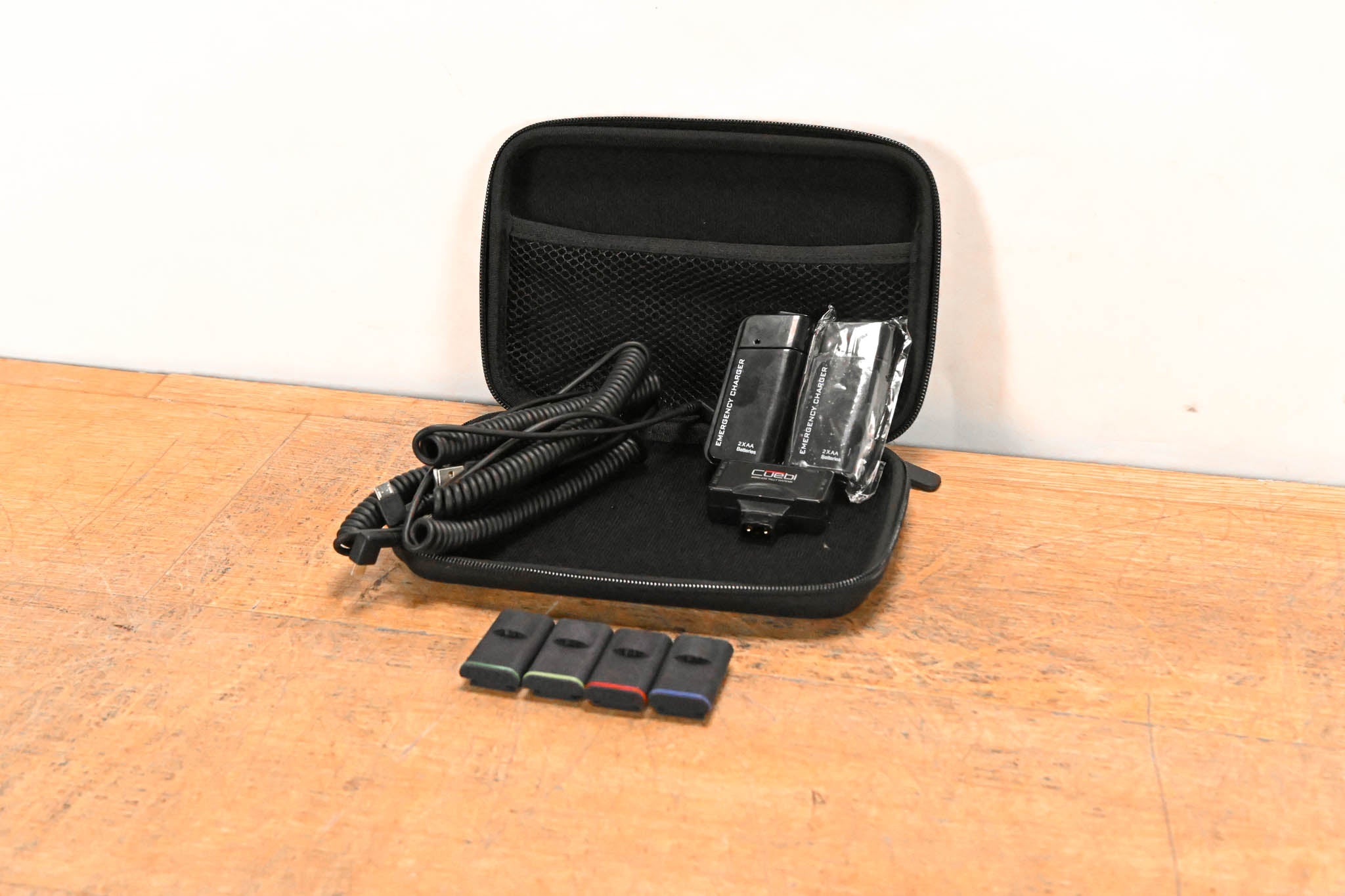 Cuebi Wireless Tally Lights with USB Cables (Set of 4)