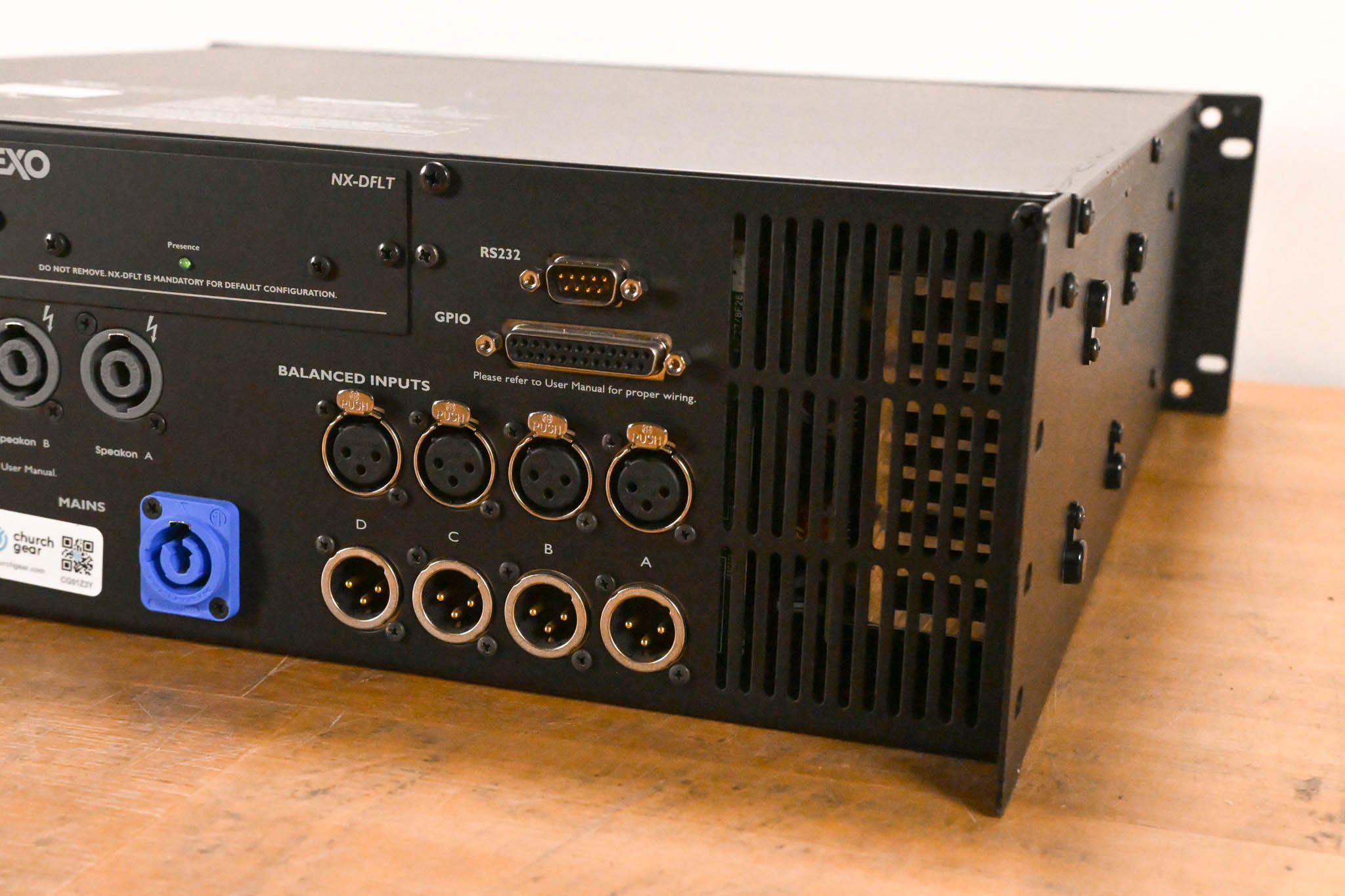 NEXO NXAMP4x1 4-Channel DSP Power Amplifier