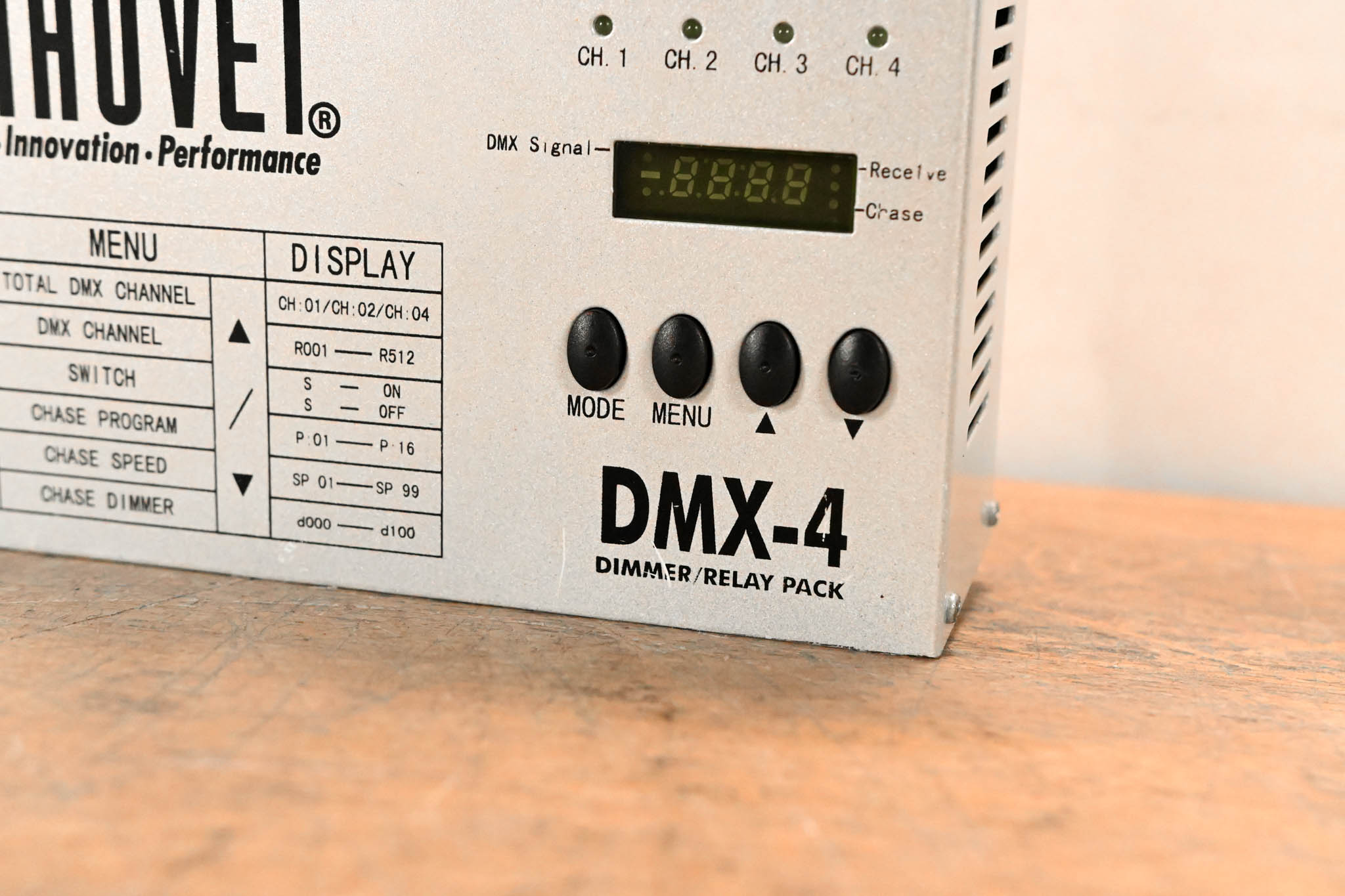 Chauvet DMX-4 4-Channel DMX Dimmer/Relay Pack