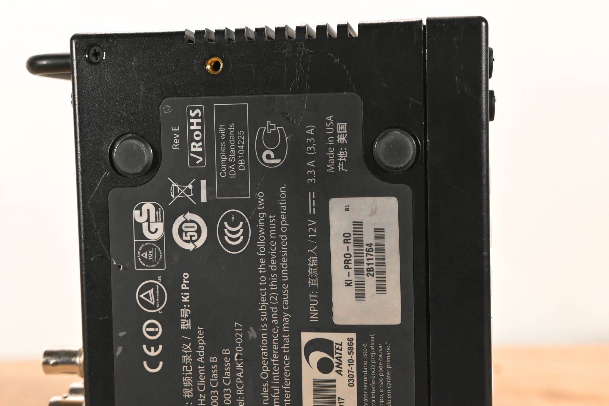 AJA Ki Pro File-Based HD/SD Video Recorder and Player (NO POWER SUPPLY)