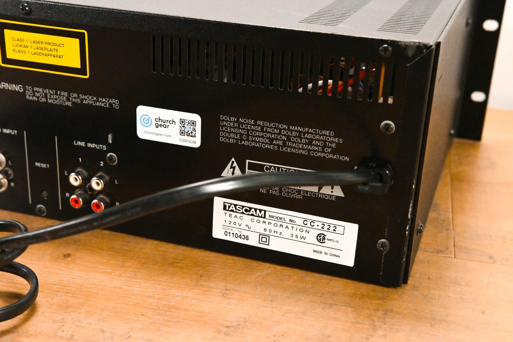 TASCAM CC-222 CD Recorder / Cassette Combination Deck