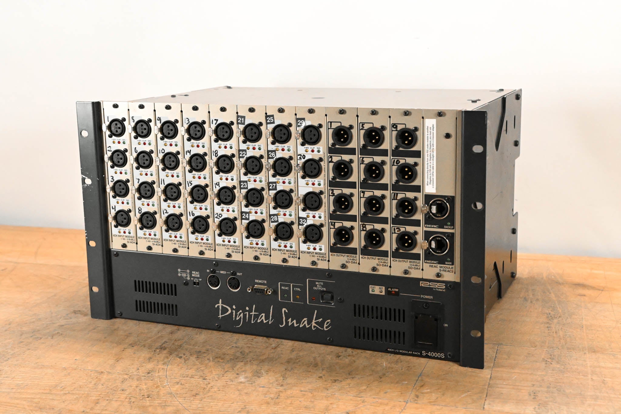 Roland S-4000S-3208 Digital Snake 32x12 Modular Stage Unit