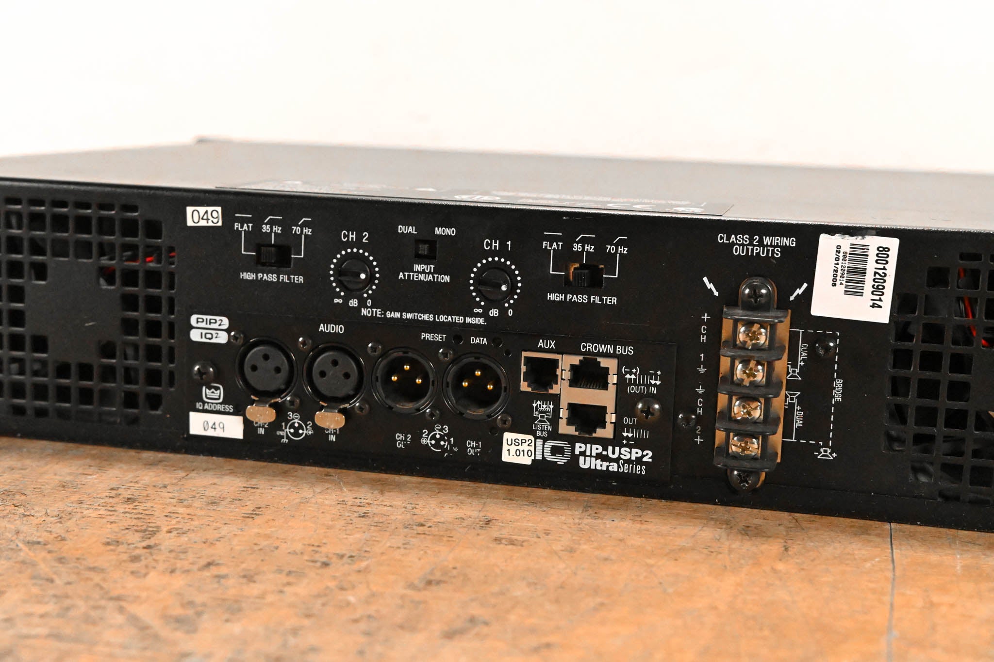 Crown CTs 1200 Two-Channel 600W Power Amplifier