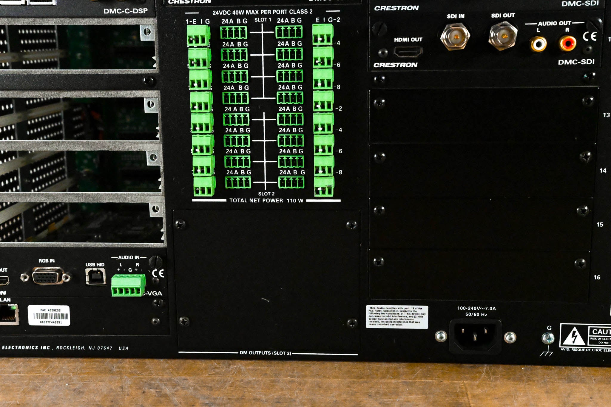Crestron DM-MD16X16 16x16 DigitalMedia Switcher