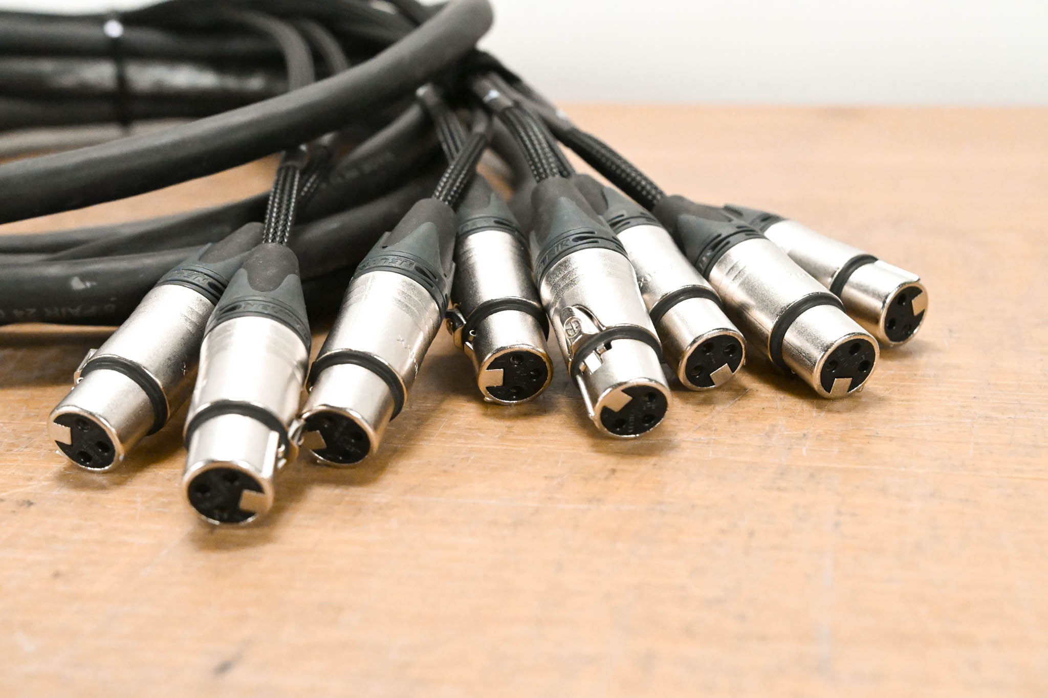JUMPERZ ZipLine DB25 Male to XLRF 8-Channel Analog Audio Cable - 15'