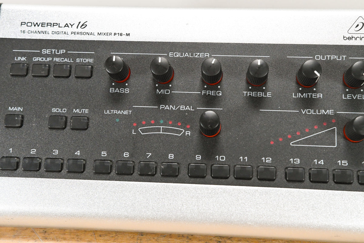 Behringer Powerplay P16-M 16-Channel Digital Personal Mixer