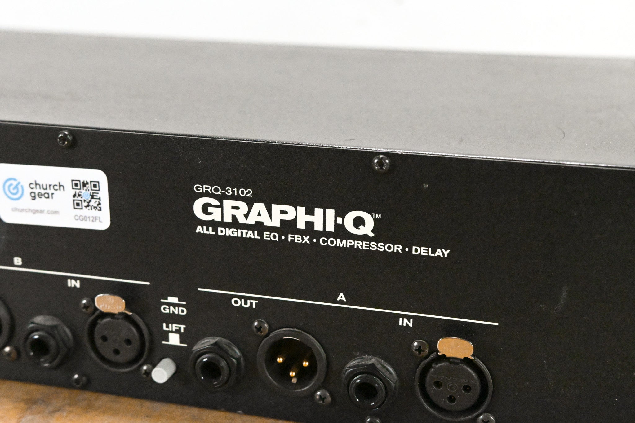Sabine GRQ-3102 Graphi-Q Digital 2 Channel EQ, Compressor, Delay