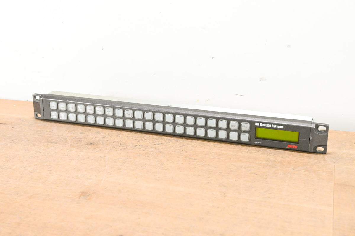 Ross RCP-NKM 1RU Remote Control Panel (NO POWER SUPPLY)
