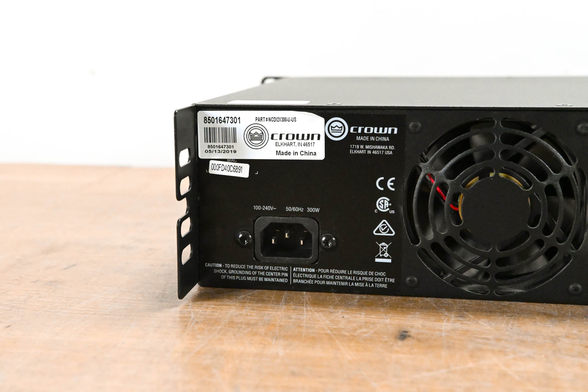 Crown CDi 2|300 2-Channel DriveCore Series Power Amplifier (300W)
