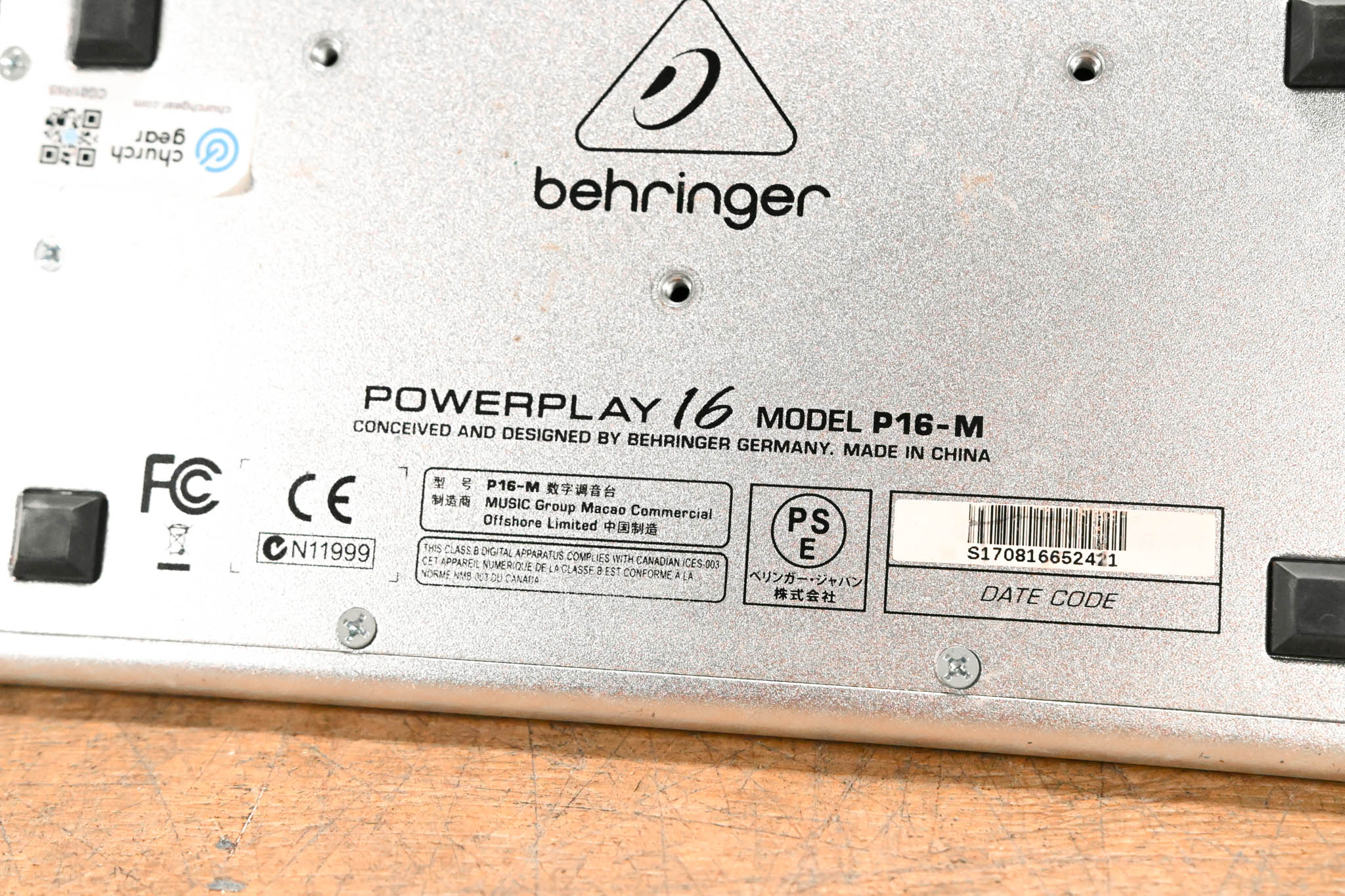 Behringer Powerplay P16-M 16-Channel Digital Personal Mixer