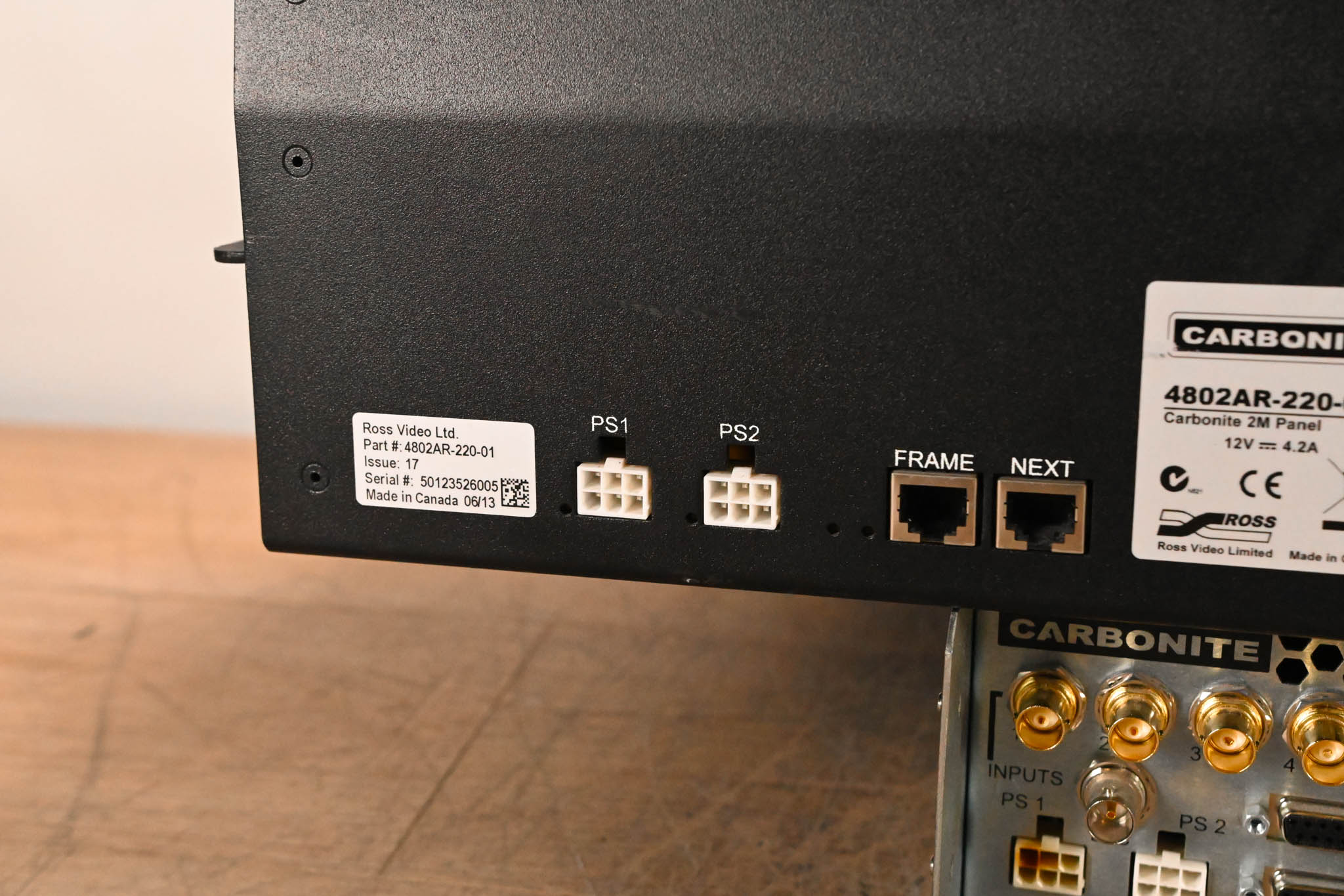 Ross Carbonite+ Frame 1 M/E Video Switcher with Carbonite 2M Panel