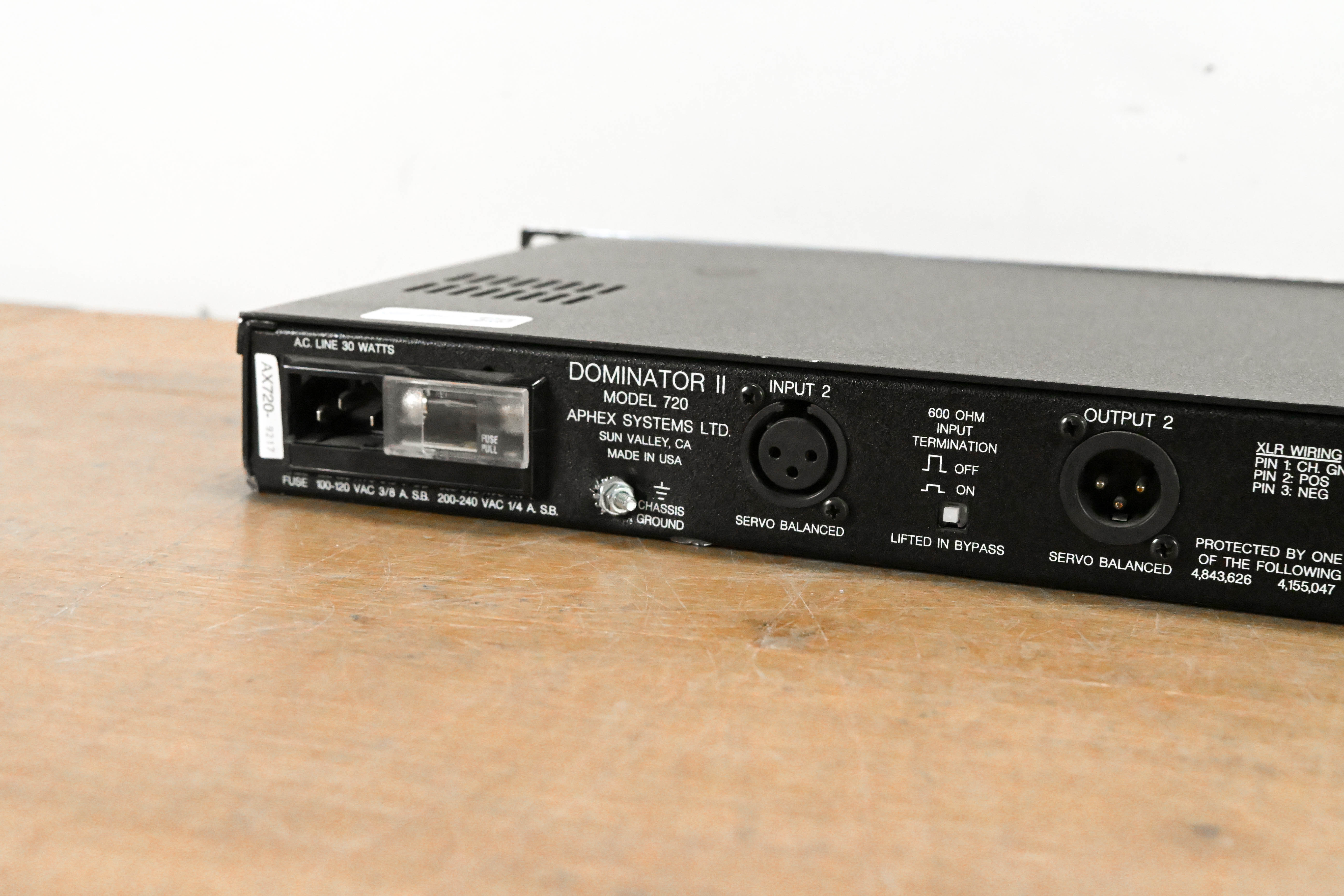 Aphex 720 DOMINATOR II Precision Multiband Peak Limiter
