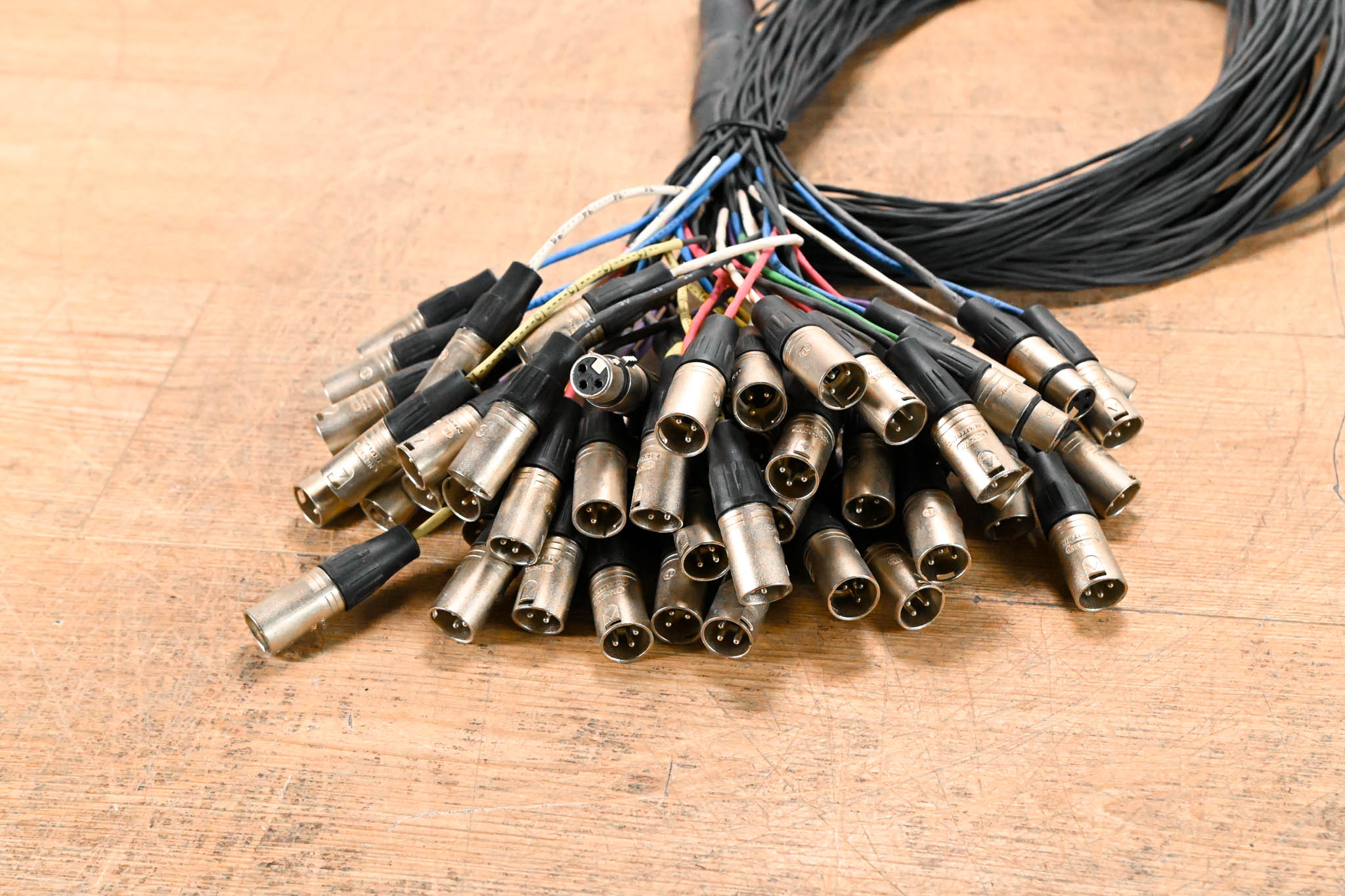 Ten 47 Multipin to 48-Channel XLR Male 10-XLR Returns Fan Snake - 10'