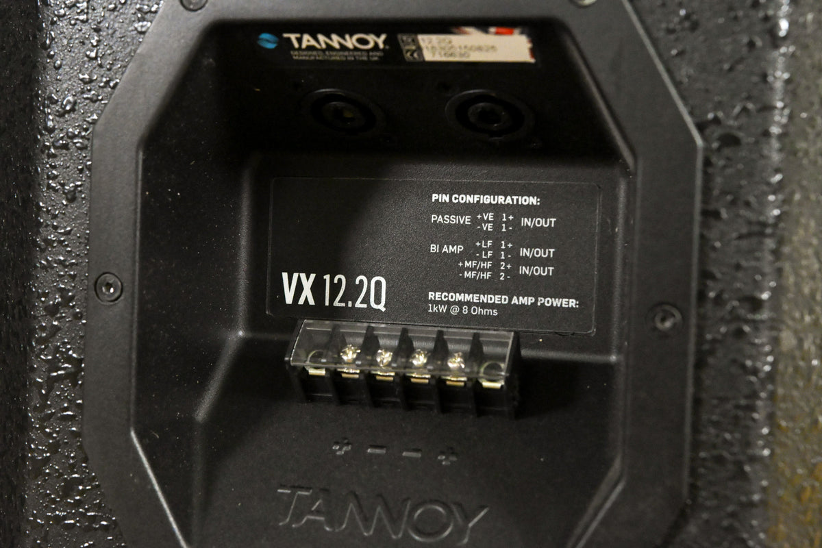 Tannoy VX 12.2Q 12" PowerDual Full Range Loudspeaker (PAIR)