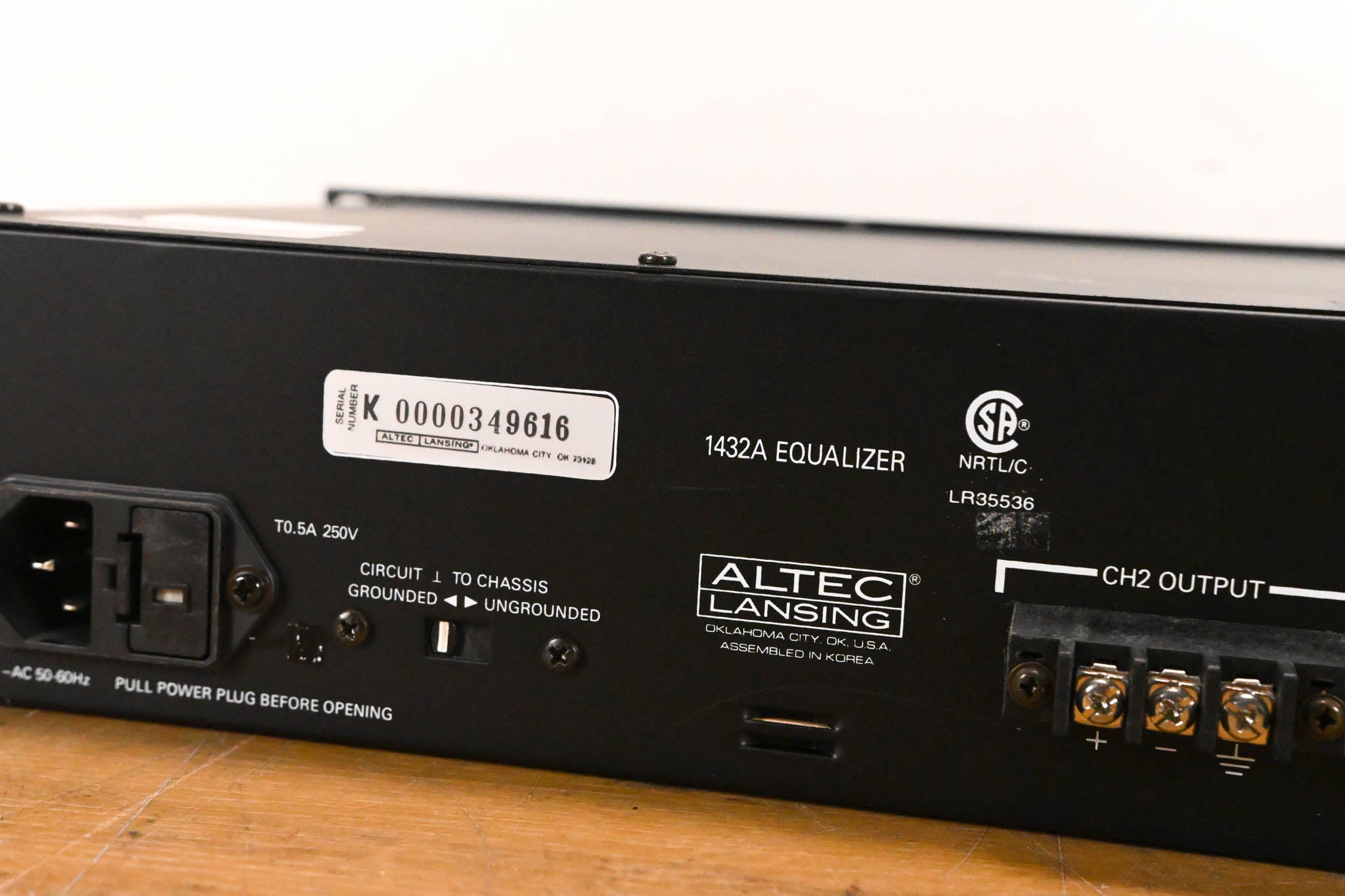 Altec Lansing 1432A 31 Band Graphic Equalizer
