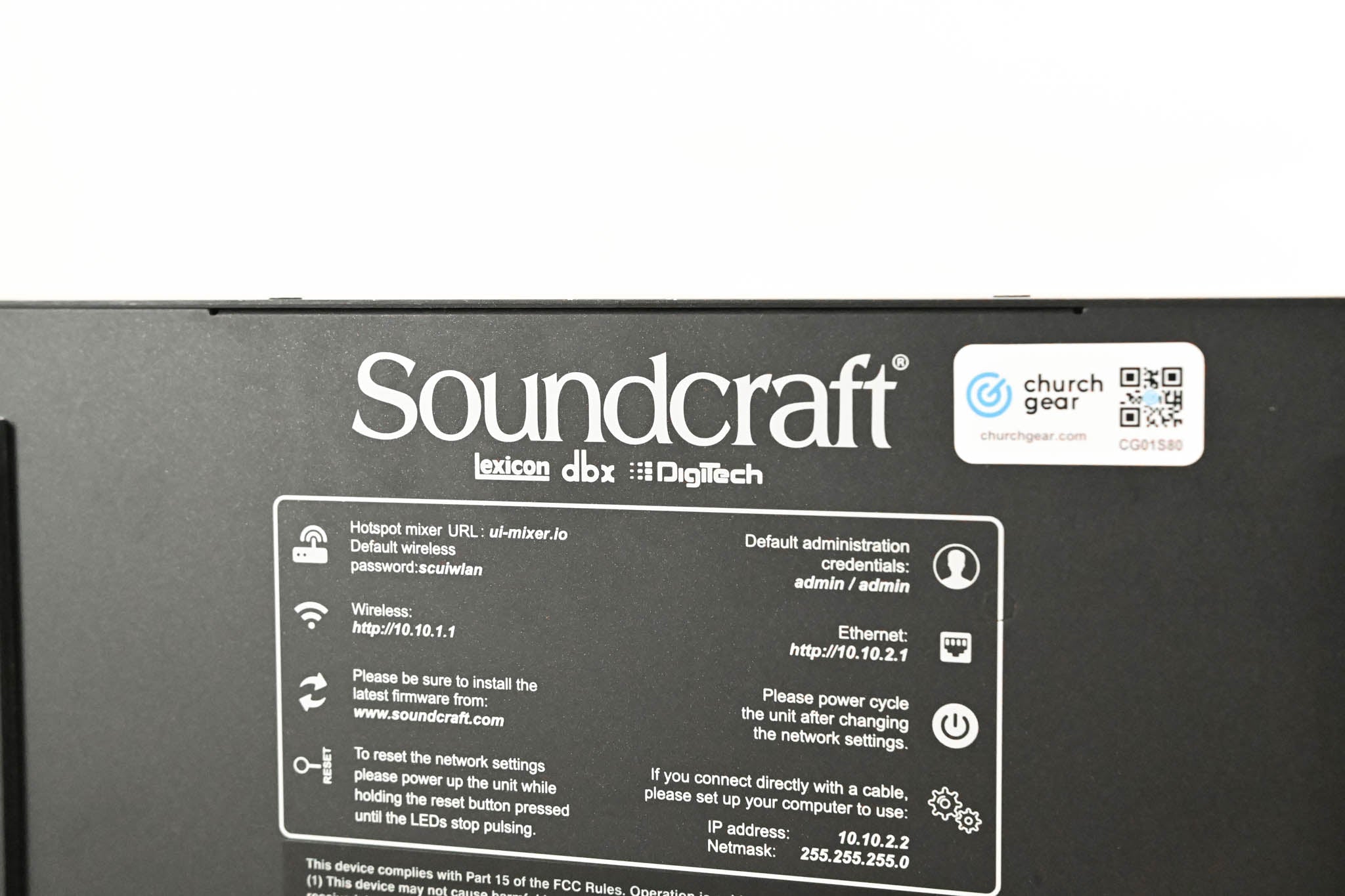 Soundcraft Ui16 16-Input Remote-Controlled Digital Mixer