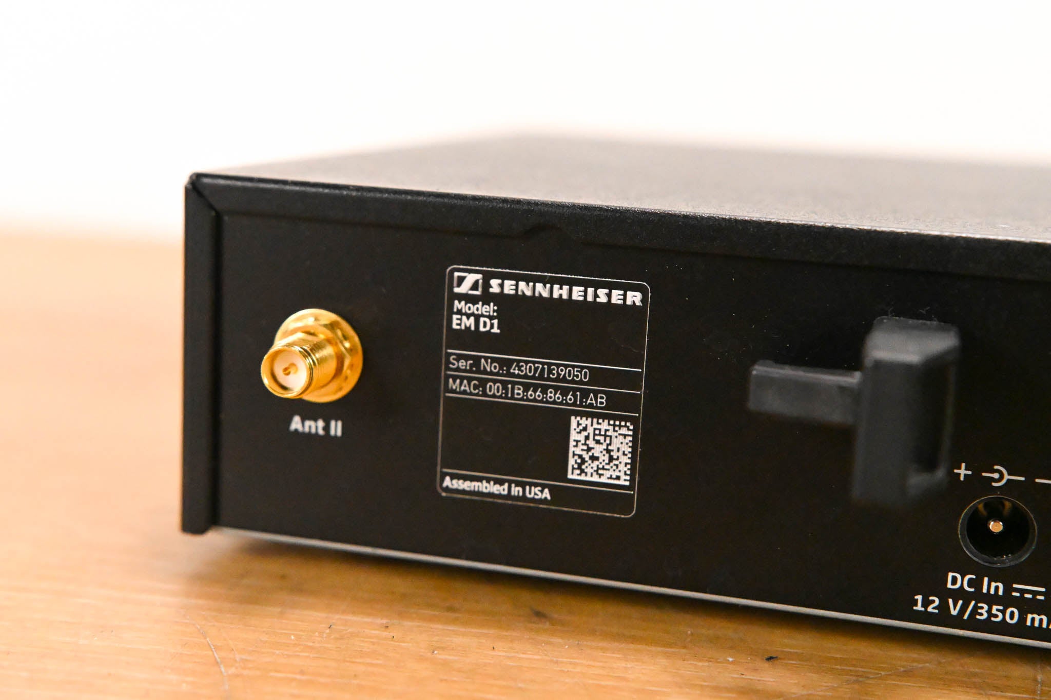 Sennheiser EM D1 Digital Wireless Receiver (NO POWER SUPPLY)