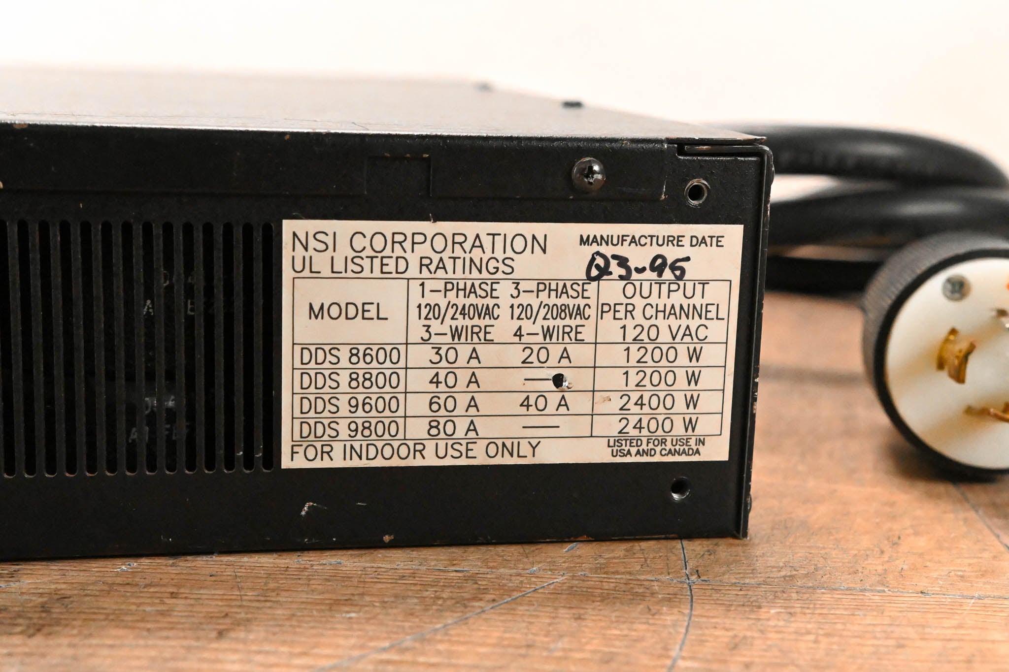 NSI DDS 8800 8-Channel Digital Dimming System