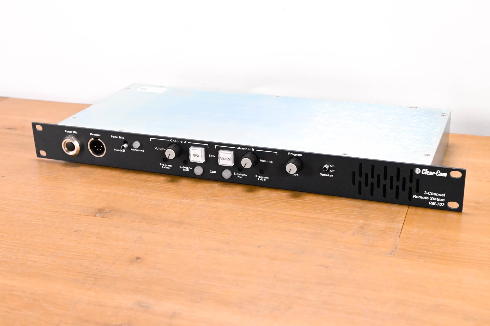 Clear-Com RM-702 1RU 2-Channel Remote Station