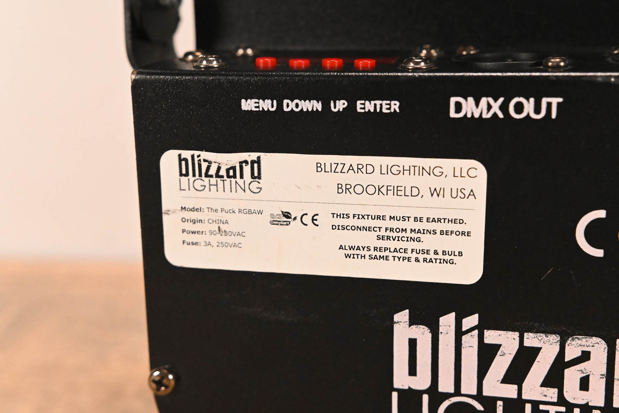 Blizzard Lighting The Puck RGBAW Flat LED PAR Can