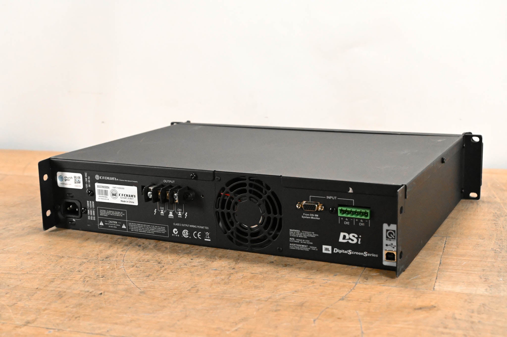 Crown DSi 2000 Two-Channel Power Amplifier