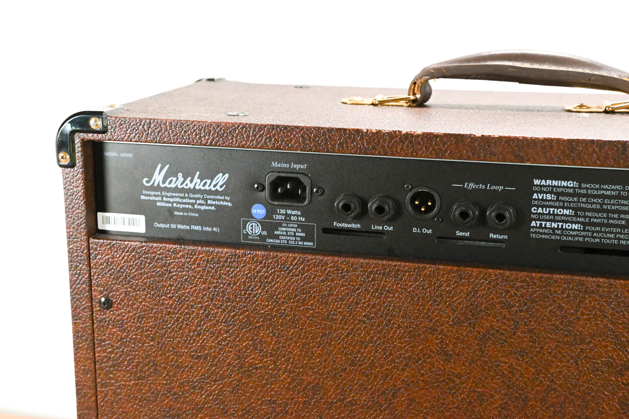 Marshall AS50D 50W 2x8 Acoustic Guitar Combo Amp