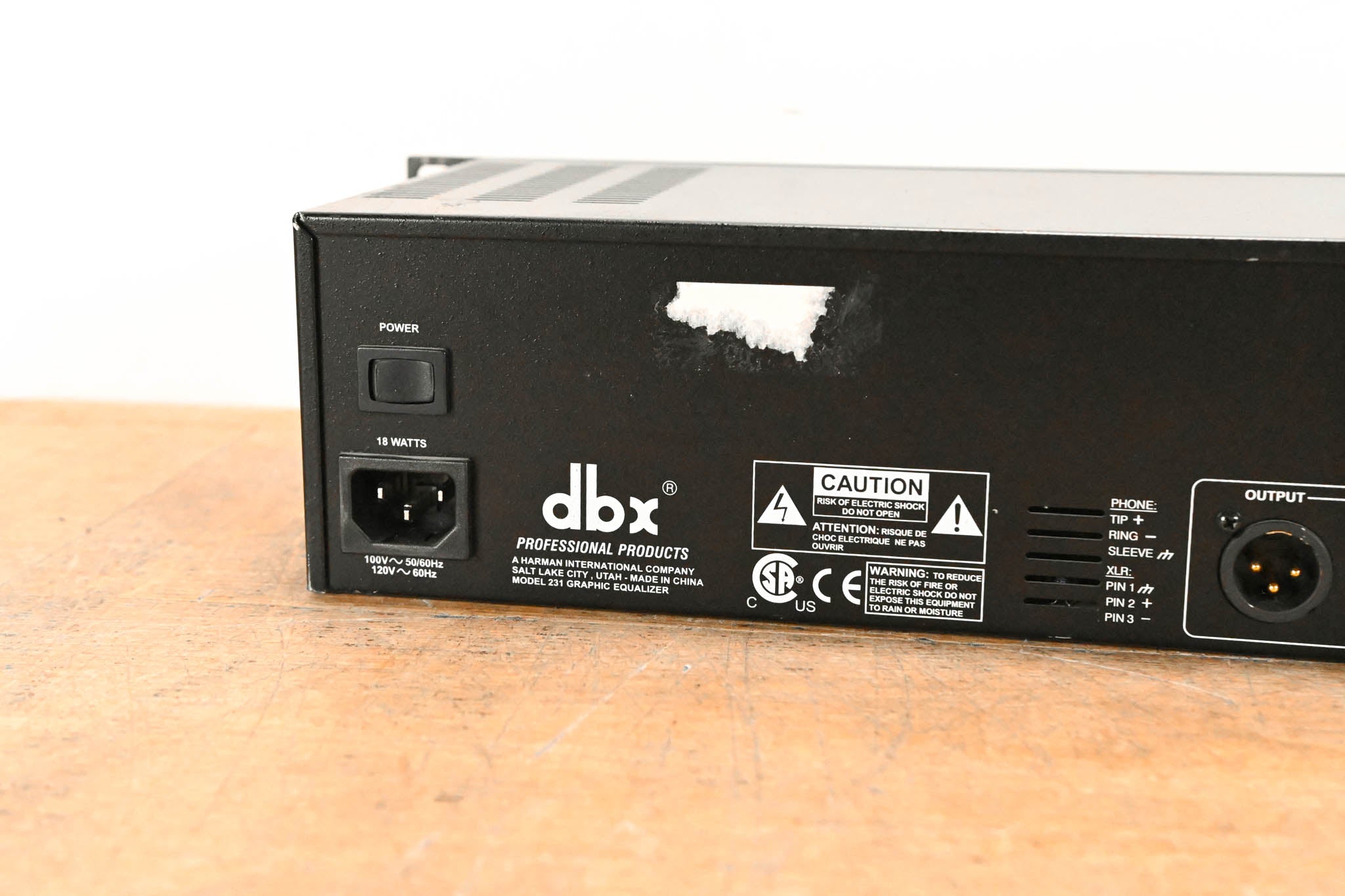 dbx 231 Dual-Channel 31-Band Graphic Equalizer