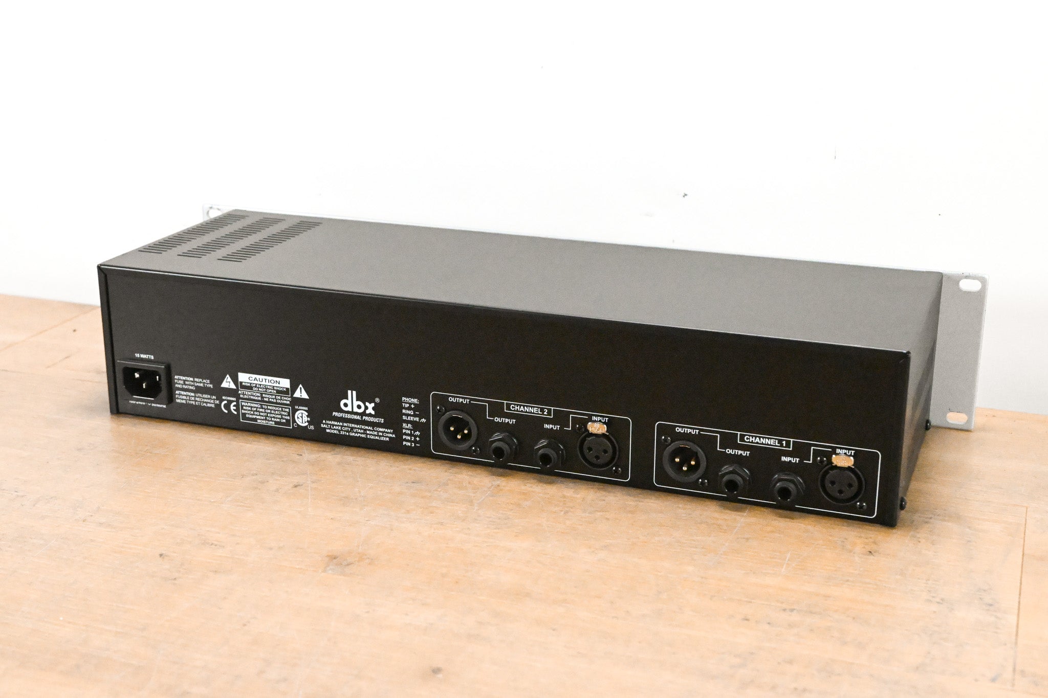 dbx 231s Two-Channel 31-Band Equalizer