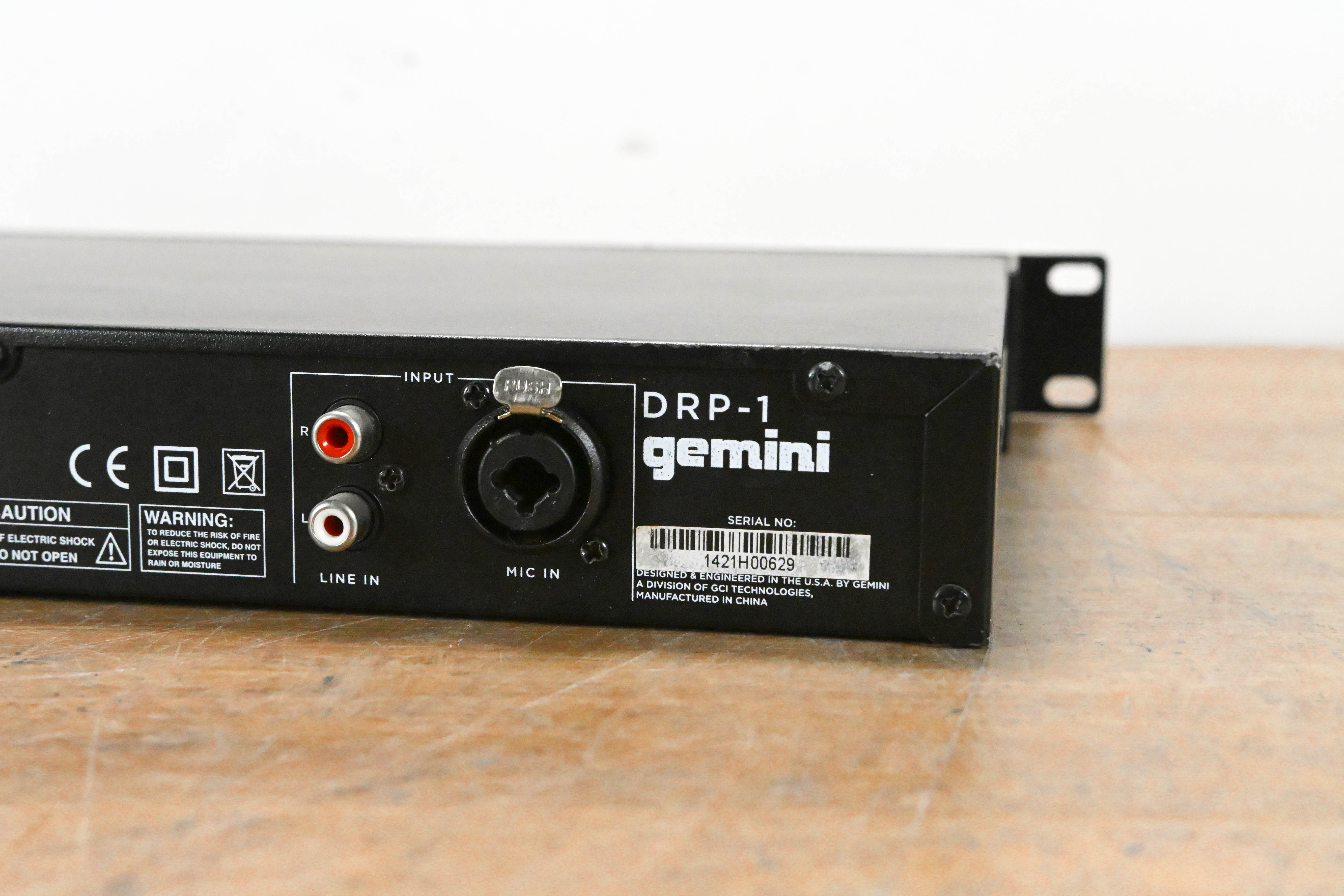 Gemini DRP-1 Rack Mount Digital Recorder (NO POWER SUPPLY)
