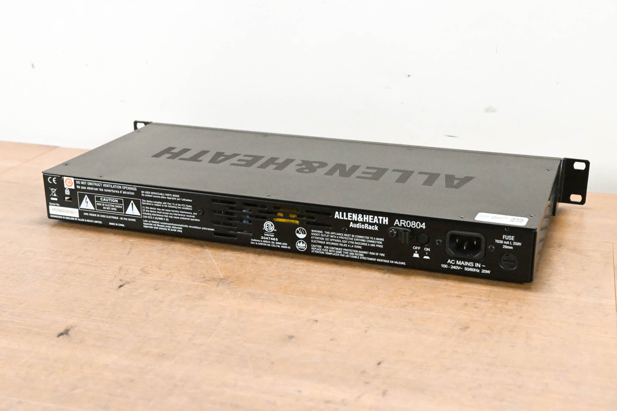 Allen & Heath AR84 8in / 4out Expansion AudioRack for GLD and Qu Mixers