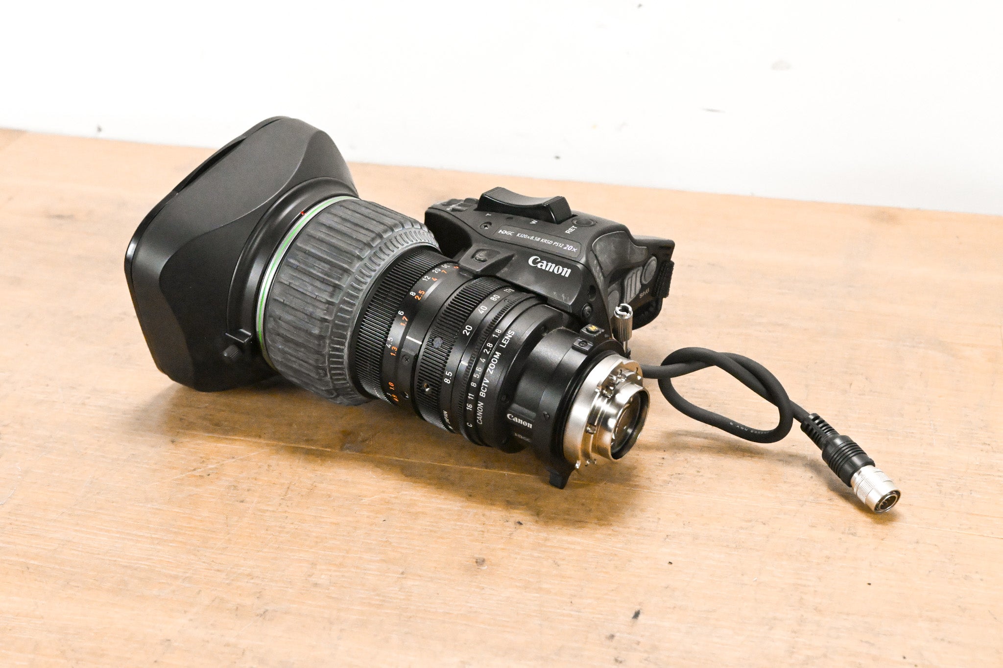 Canon KJ20x8.5B KRSD PS12 20x HDgc Series HDTV Zoom Lens 1:8.5-170mm
