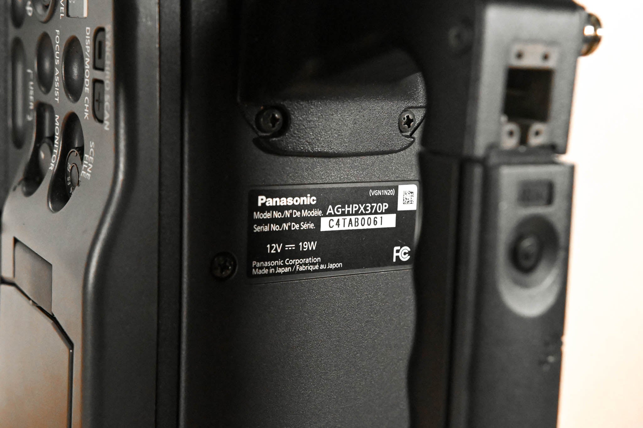 Panasonic AG-HPX370P 1/3" ENG P2HD Camcorder