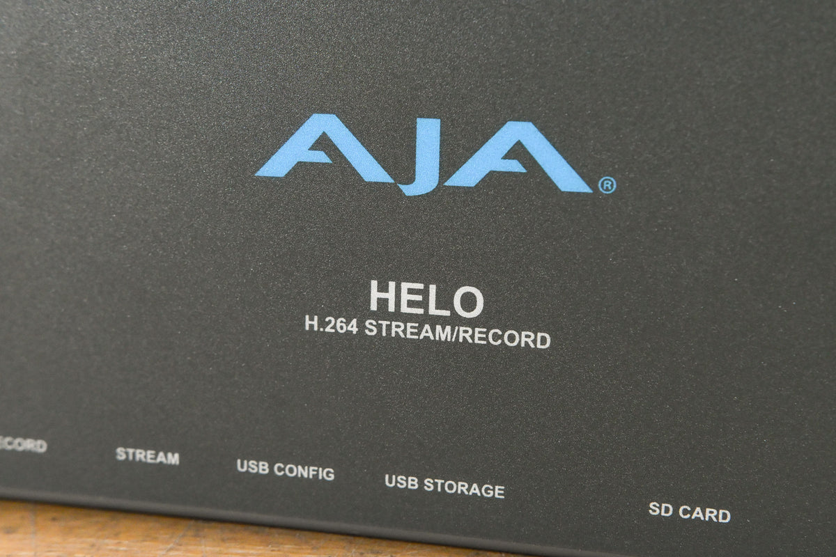 AJA HELO H.264 Streamer and Recorder (NO POWER SUPPLY)