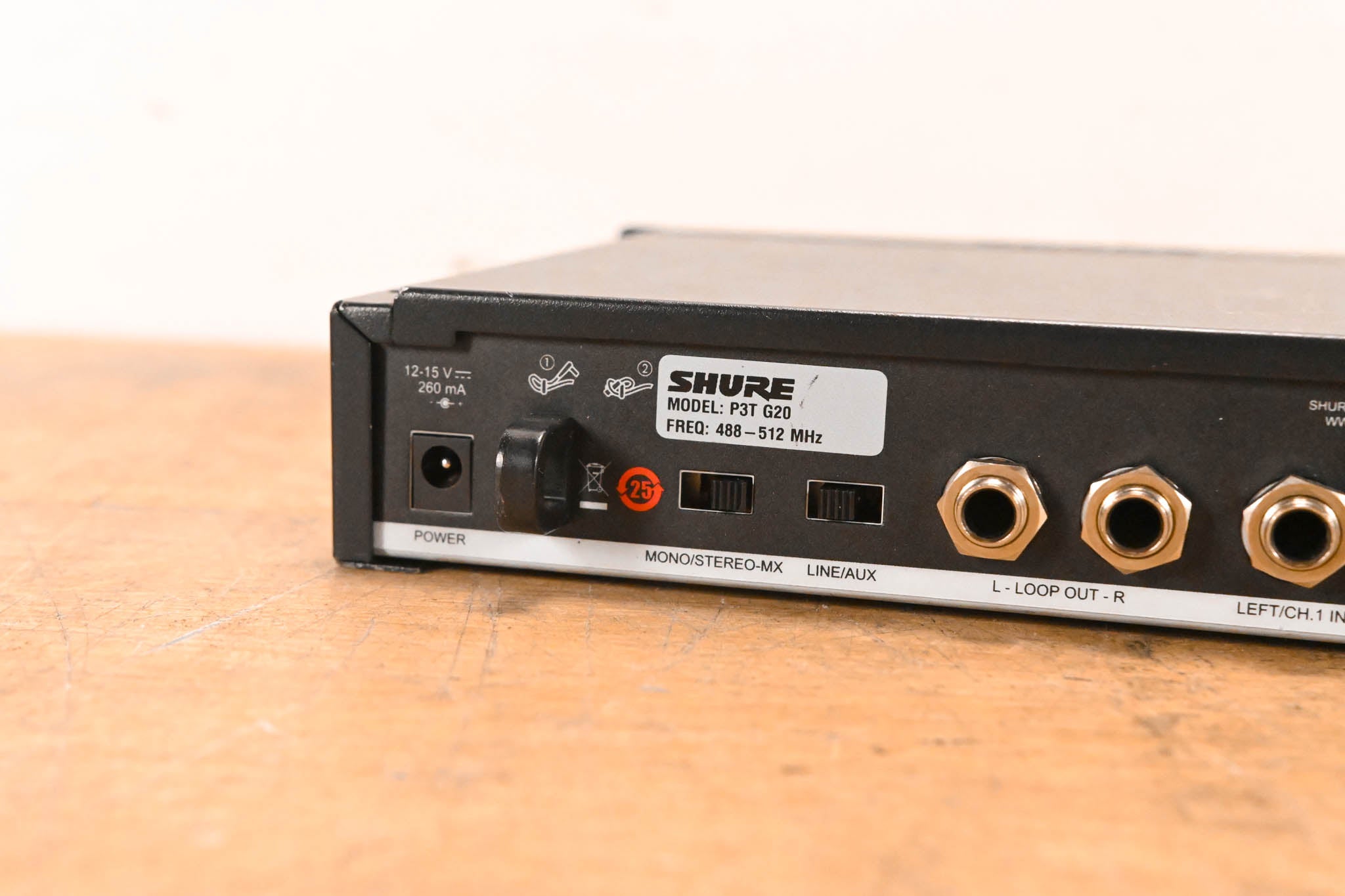 Shure PSM 300 Wireless IEM System G20 Range: 488-512 MHz (NO PSU)