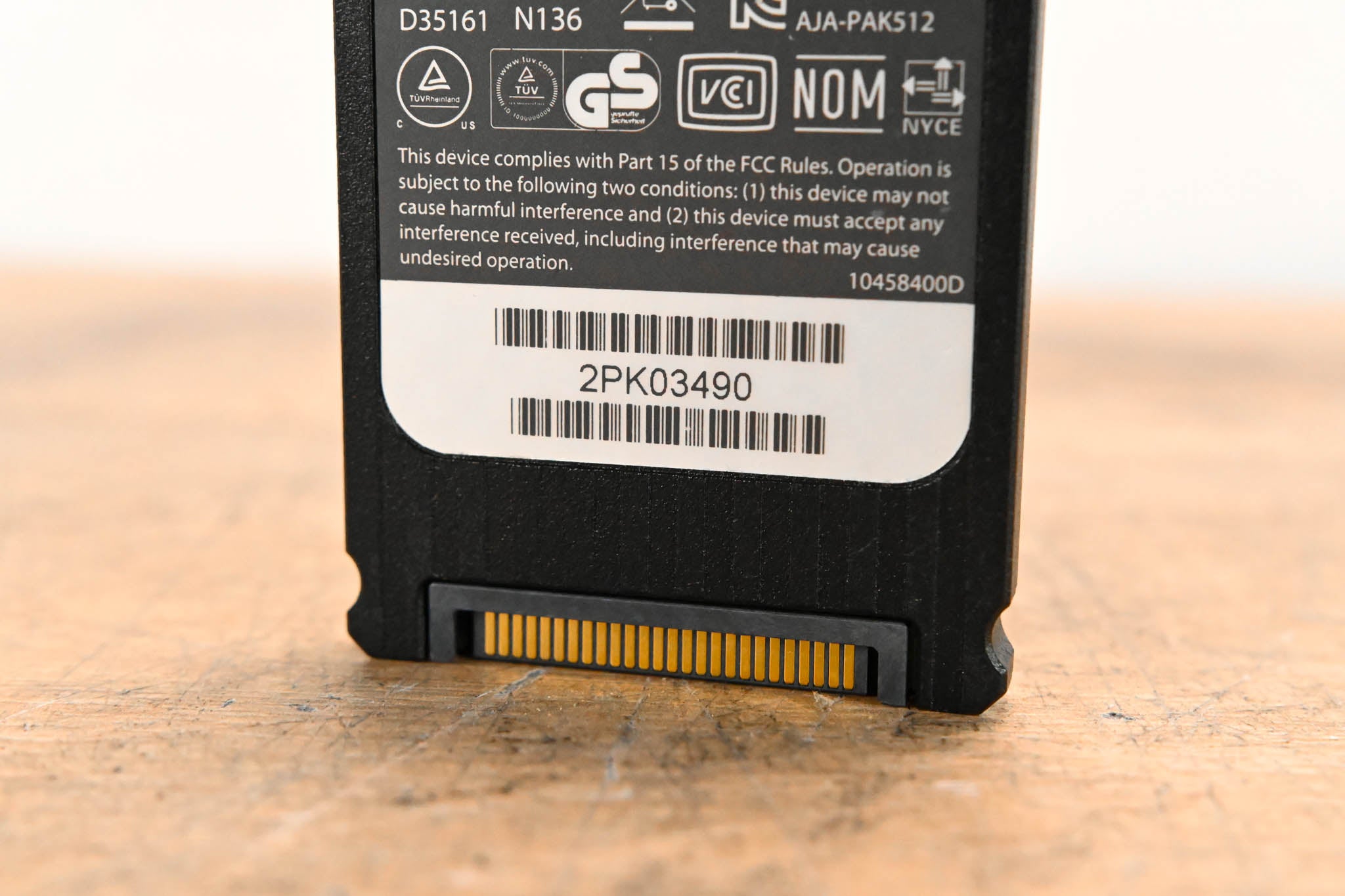 AJA PAK512 SSD Module for Ki Pro Systems