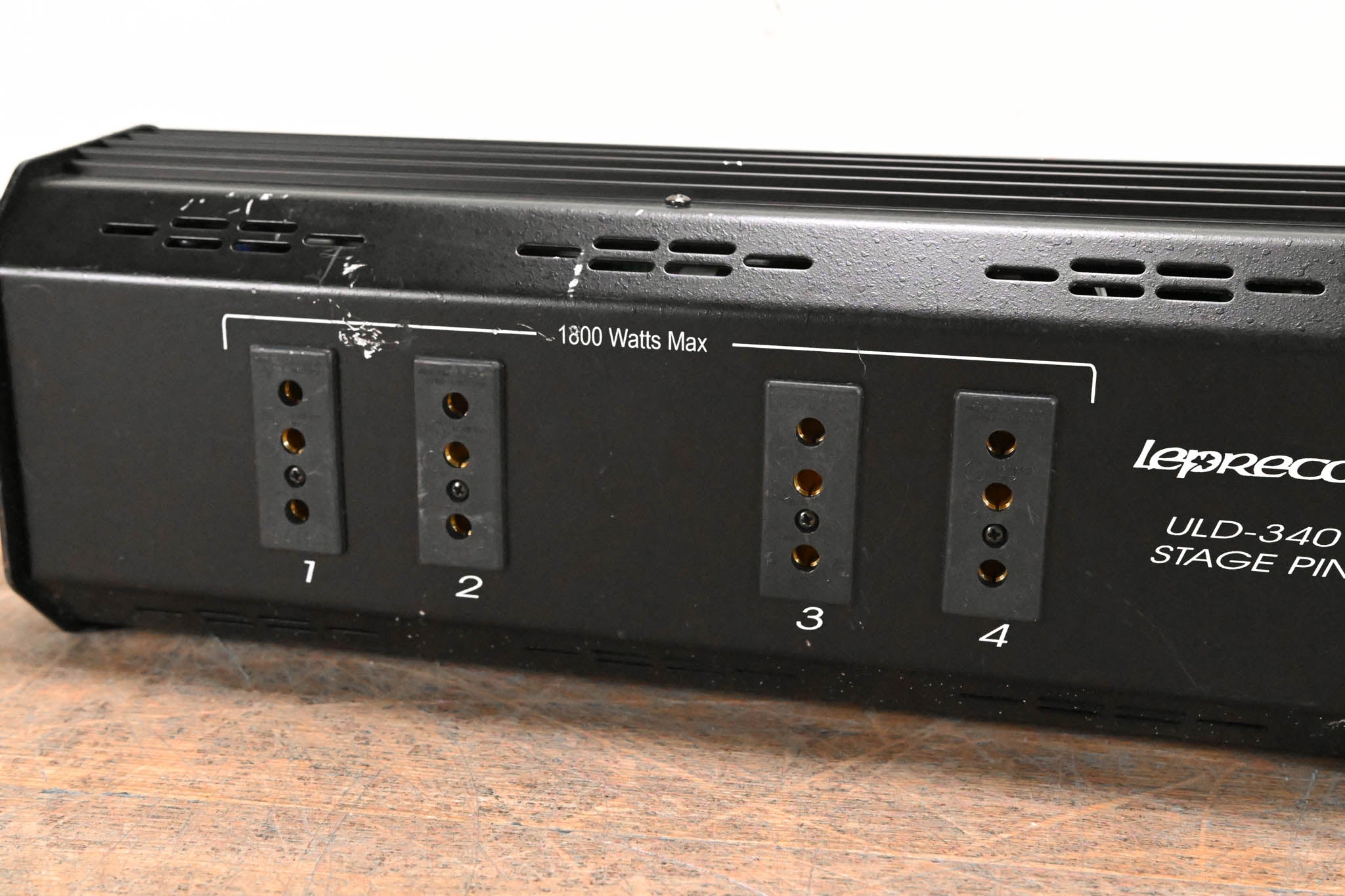 Leprecon ULD-340 4-Channel 15A Tree Mount Dimmer with Stage Pin Output