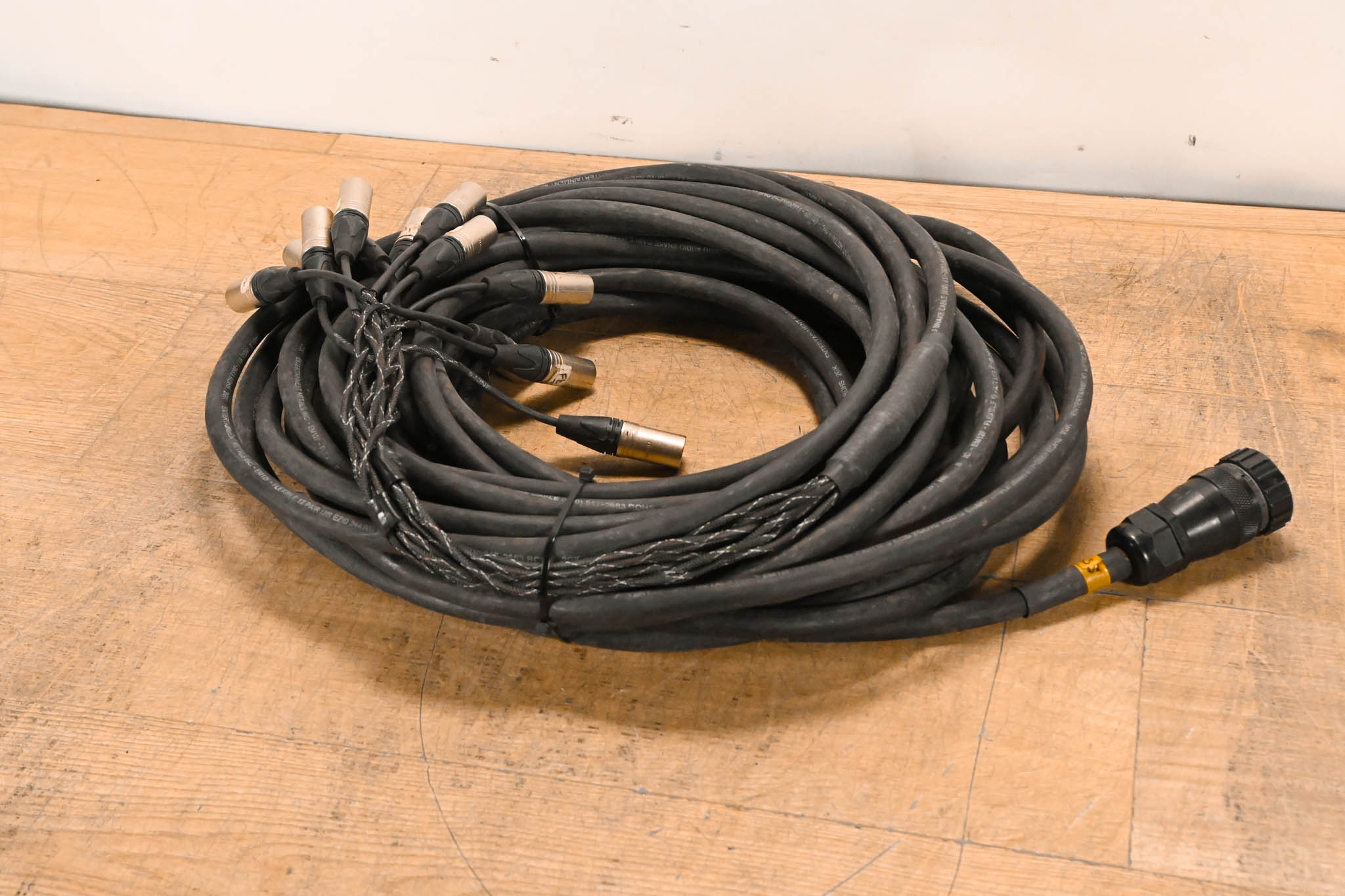 Unbranded 37-Pin CPC Female Connector to (12x)XLRM Cable - 75ft