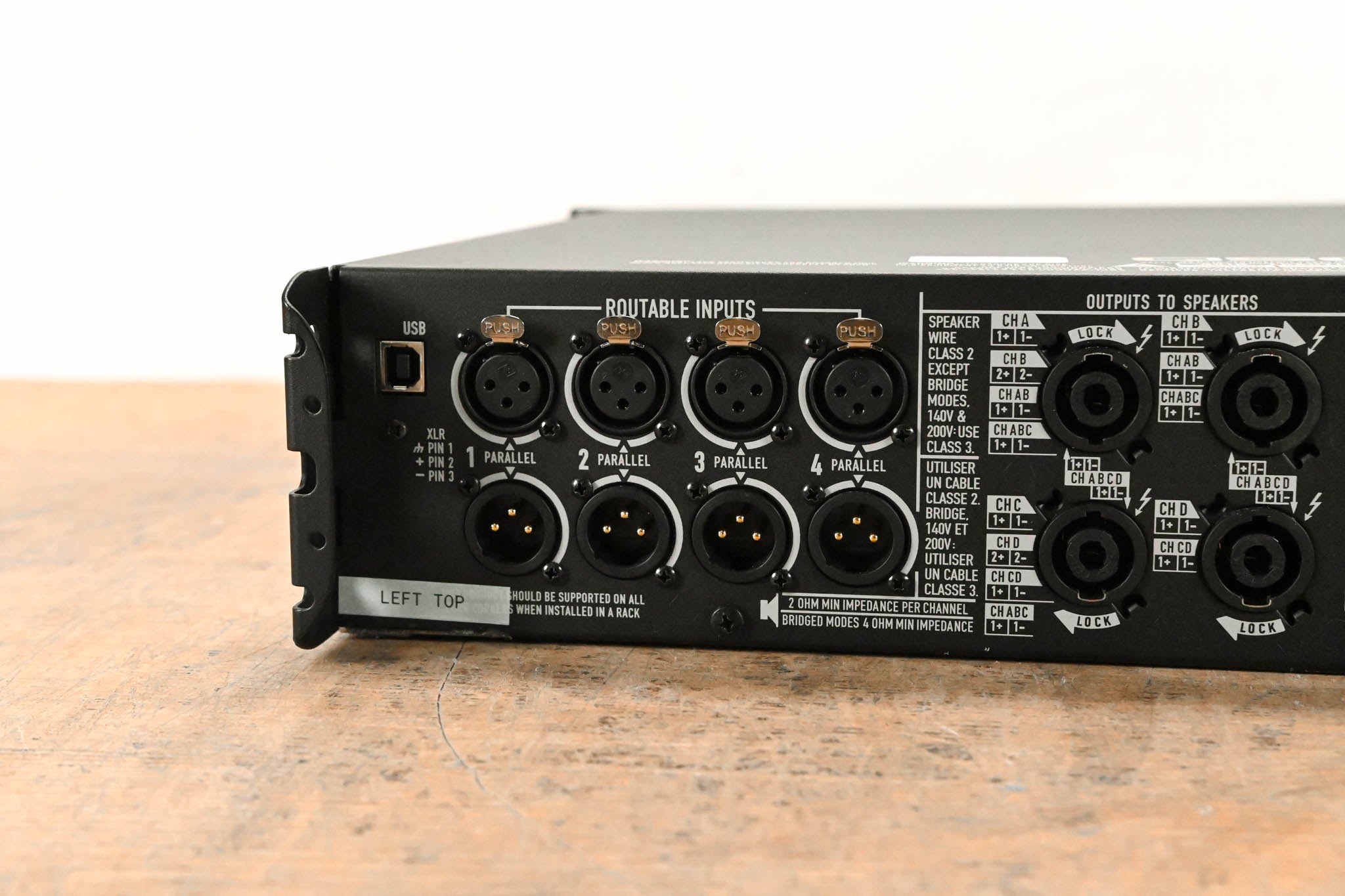 QSC PLD4.5 Four-Channel Power Amplifier with DSP