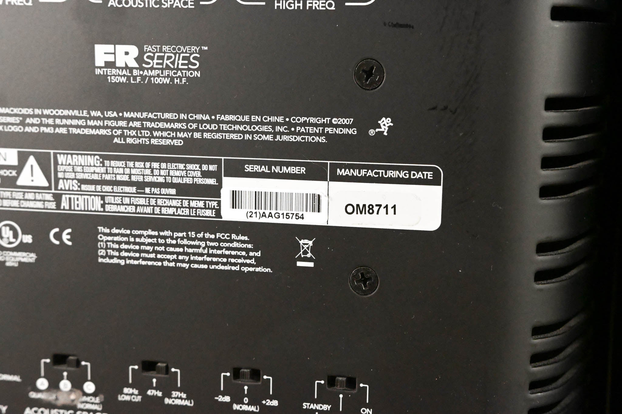 Mackie HR824 MK2 8" 2 Way Active Studio Monitor (PAIR)