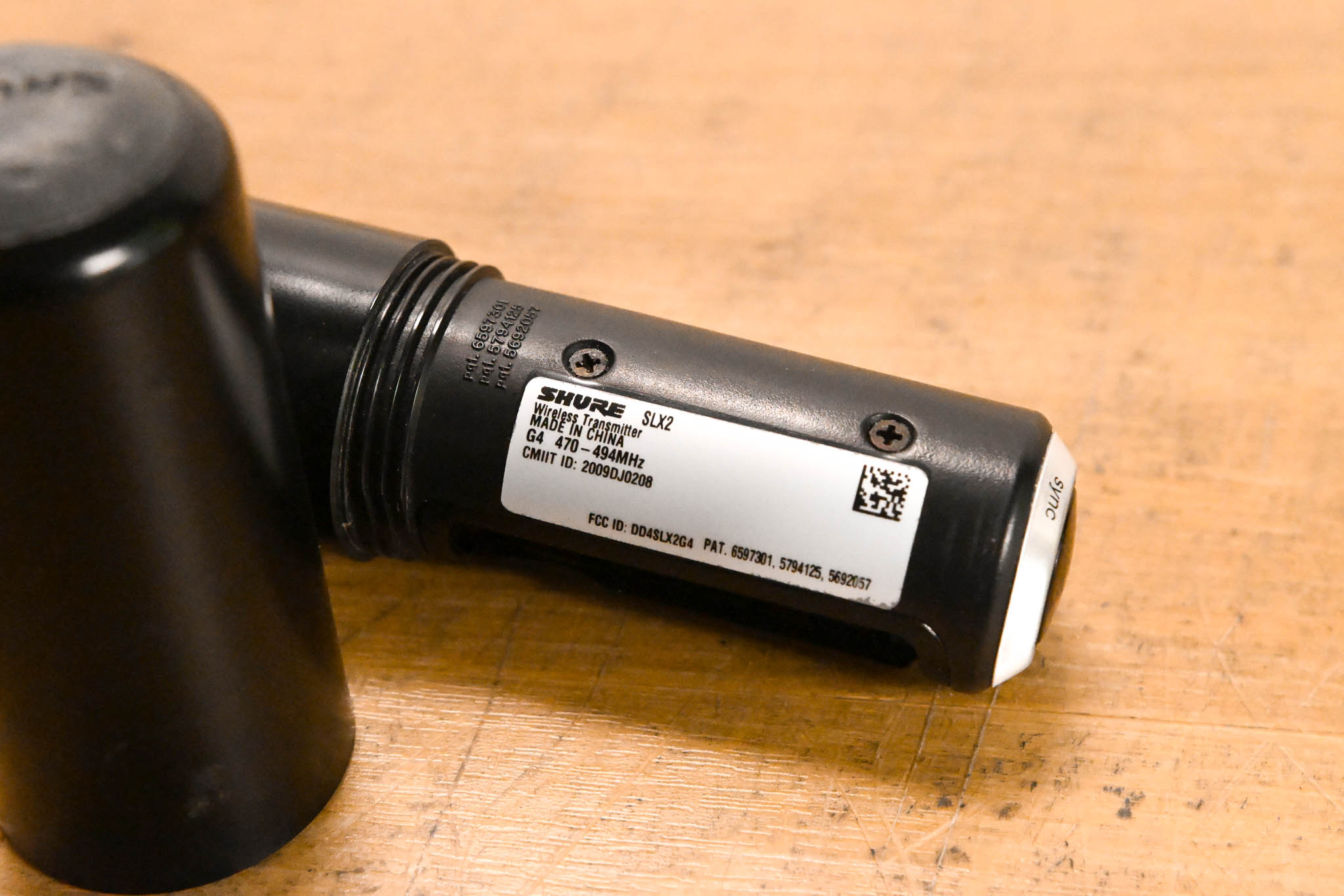 Shure SLX2/SM58 Wireless Handheld Transmitter - G4 Band