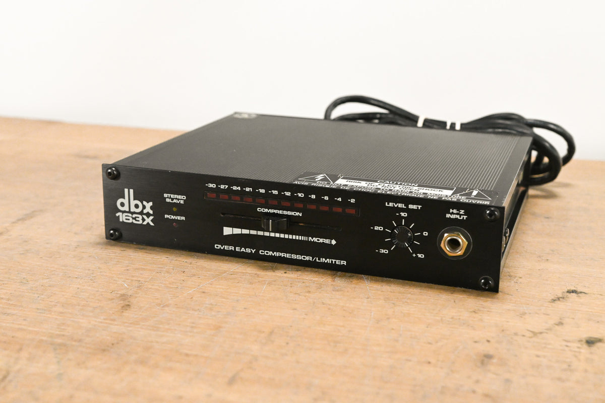 dbx 163x Single-Channel Over Easy Compressor / Limiter