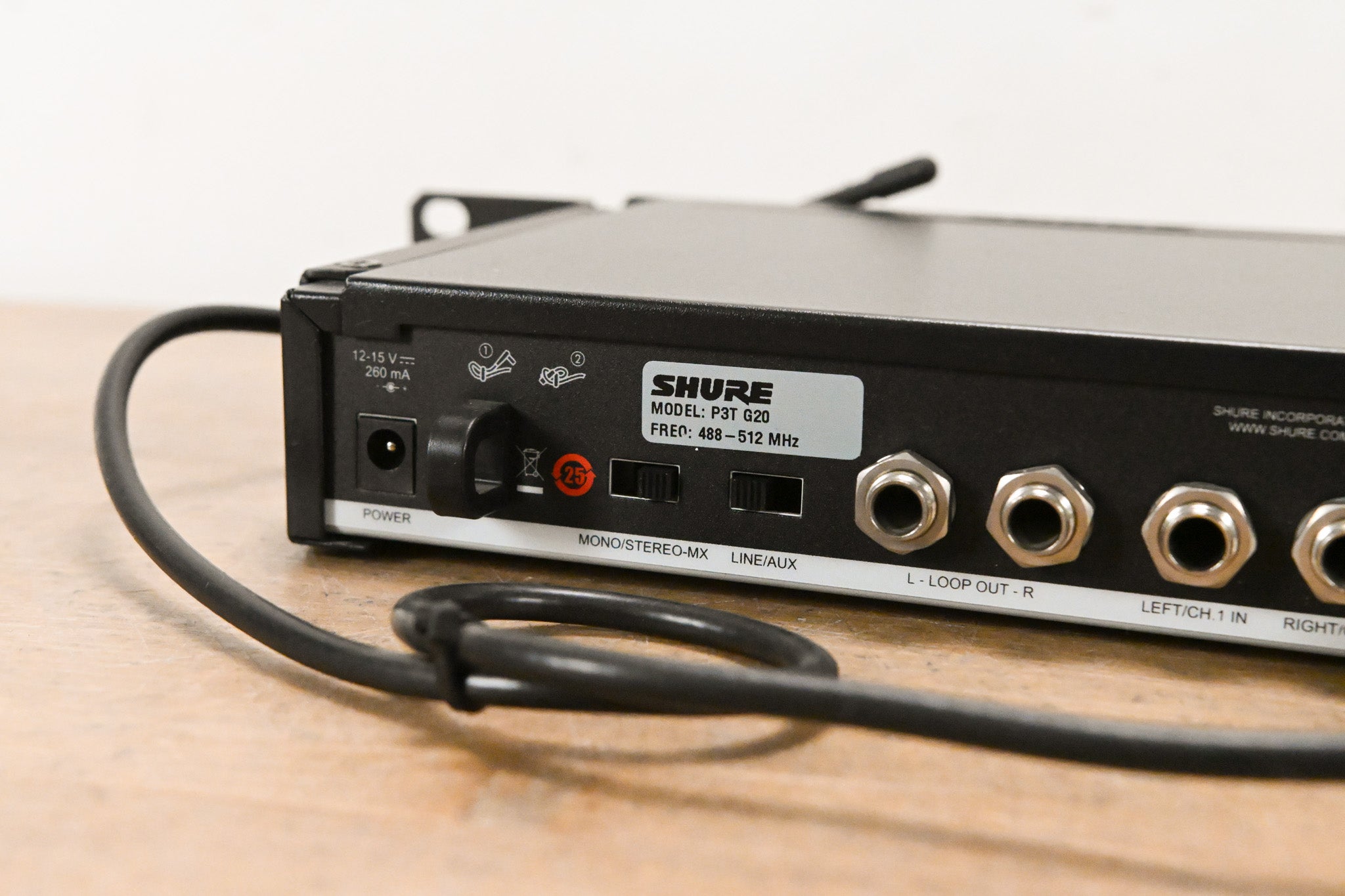 Shure P3T-G20 PSM 300 Wireless Transmitter - G20 Band (NO POWER SUPPLY)