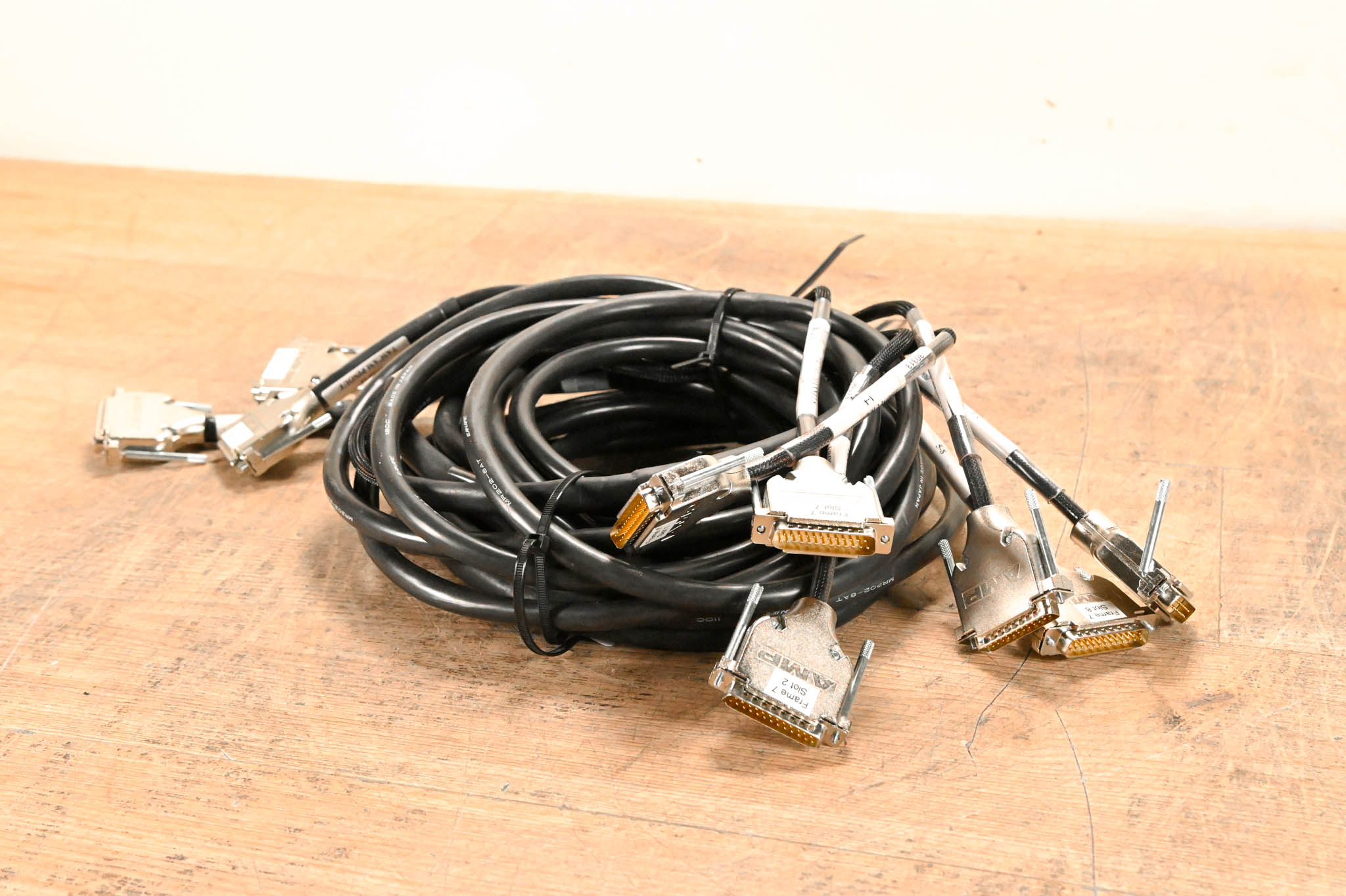 Unbranded DB25IM to (2)DB25IM TASCAM Pinout - 13.5' (Pack of 3)